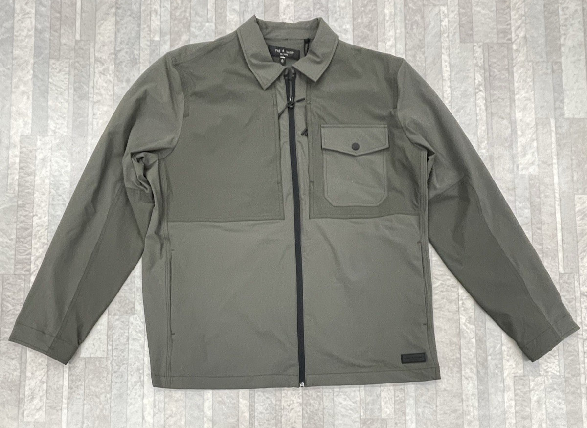 NWT Rag & Bone $398 Ripstop Field Shirt Jacket In Dark Shadow Size: Large