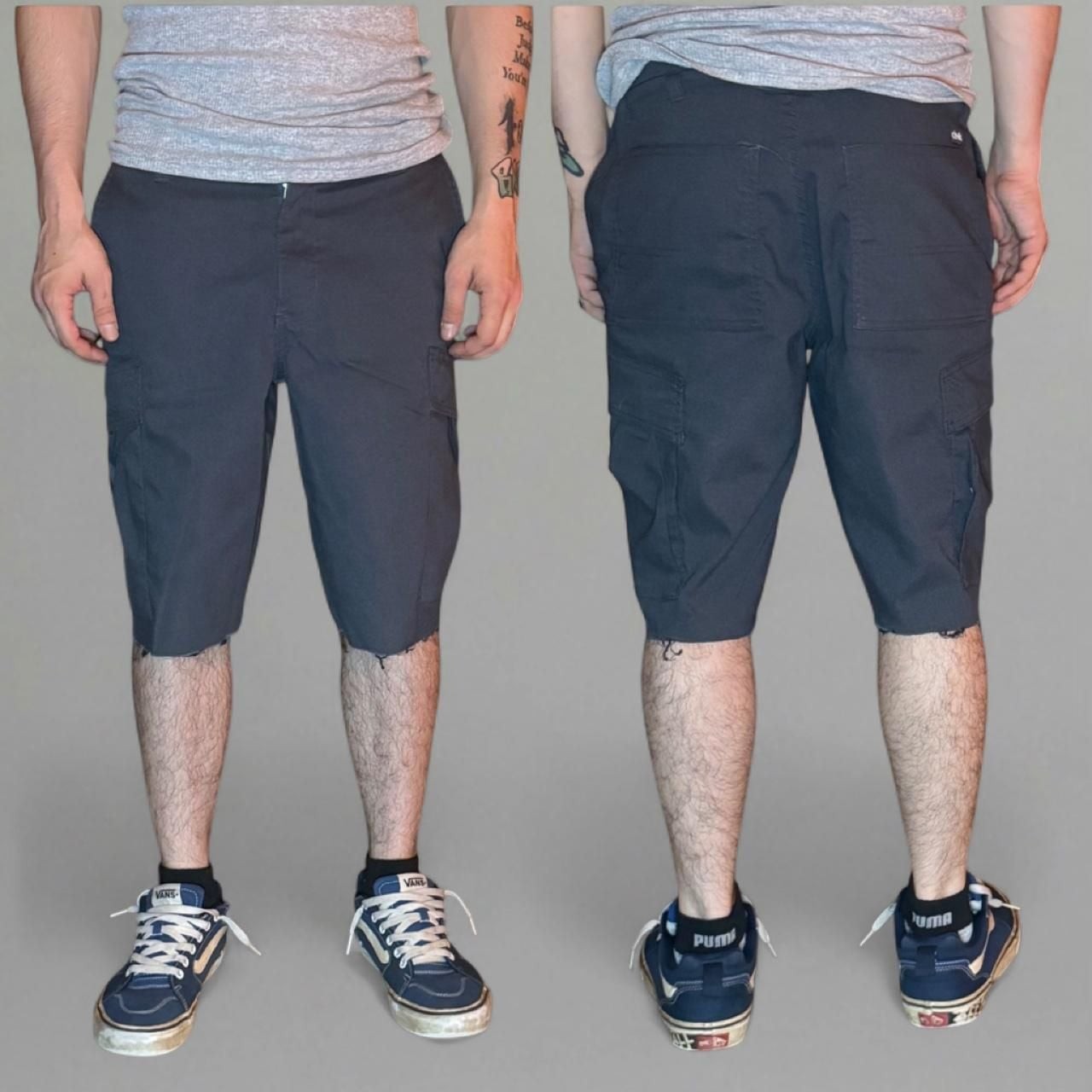Cintas Men’s Grey Cargo Shorts Size 30