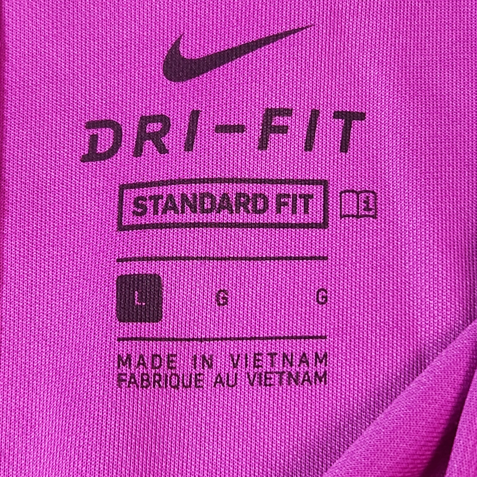 Nike Dri Fit Golf Polo Men’s Large Standard Fit 100% Recycled Polyester