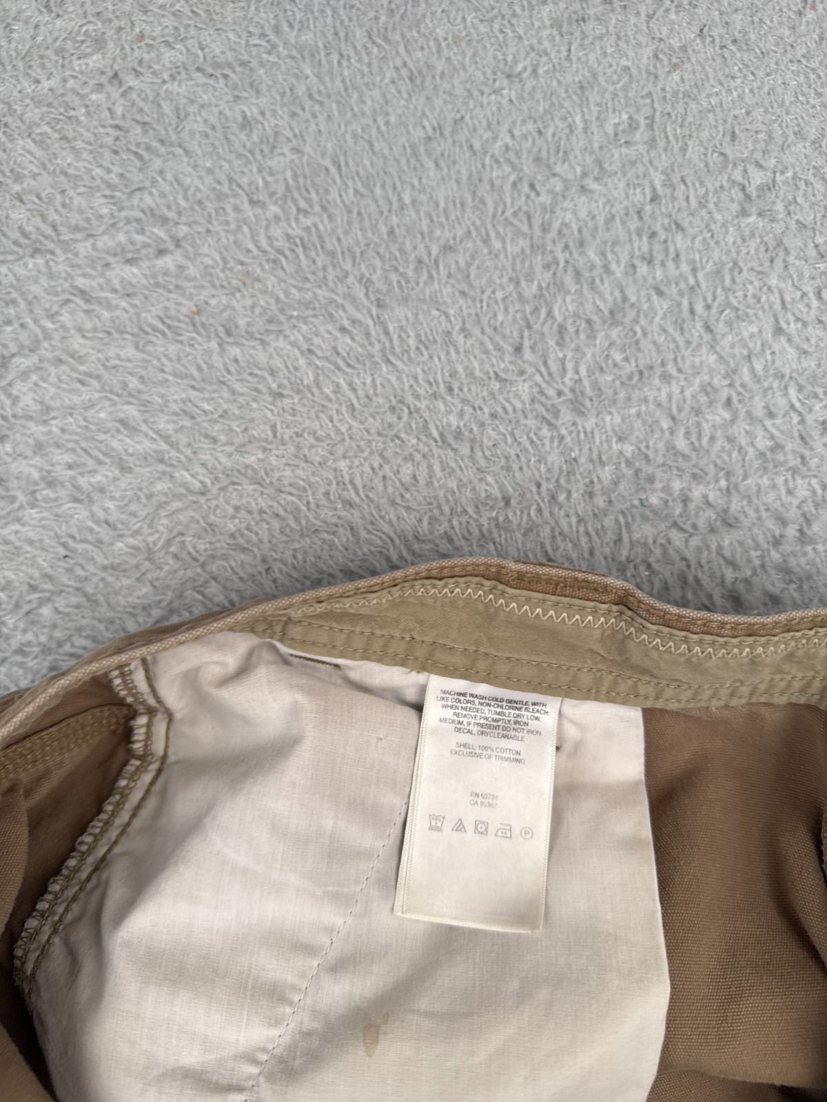 Columbia Shorts Men 36 Brown Cargo 100% Cotton Duck Fabric 9″ Hike Camp Fishing