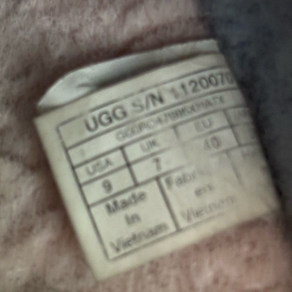 UGG slippers multi color size 9