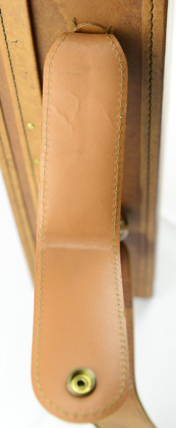 Hartmann Luggage Belting Brown Leather Briefcase Attache 18 x 13 x 5 Inches