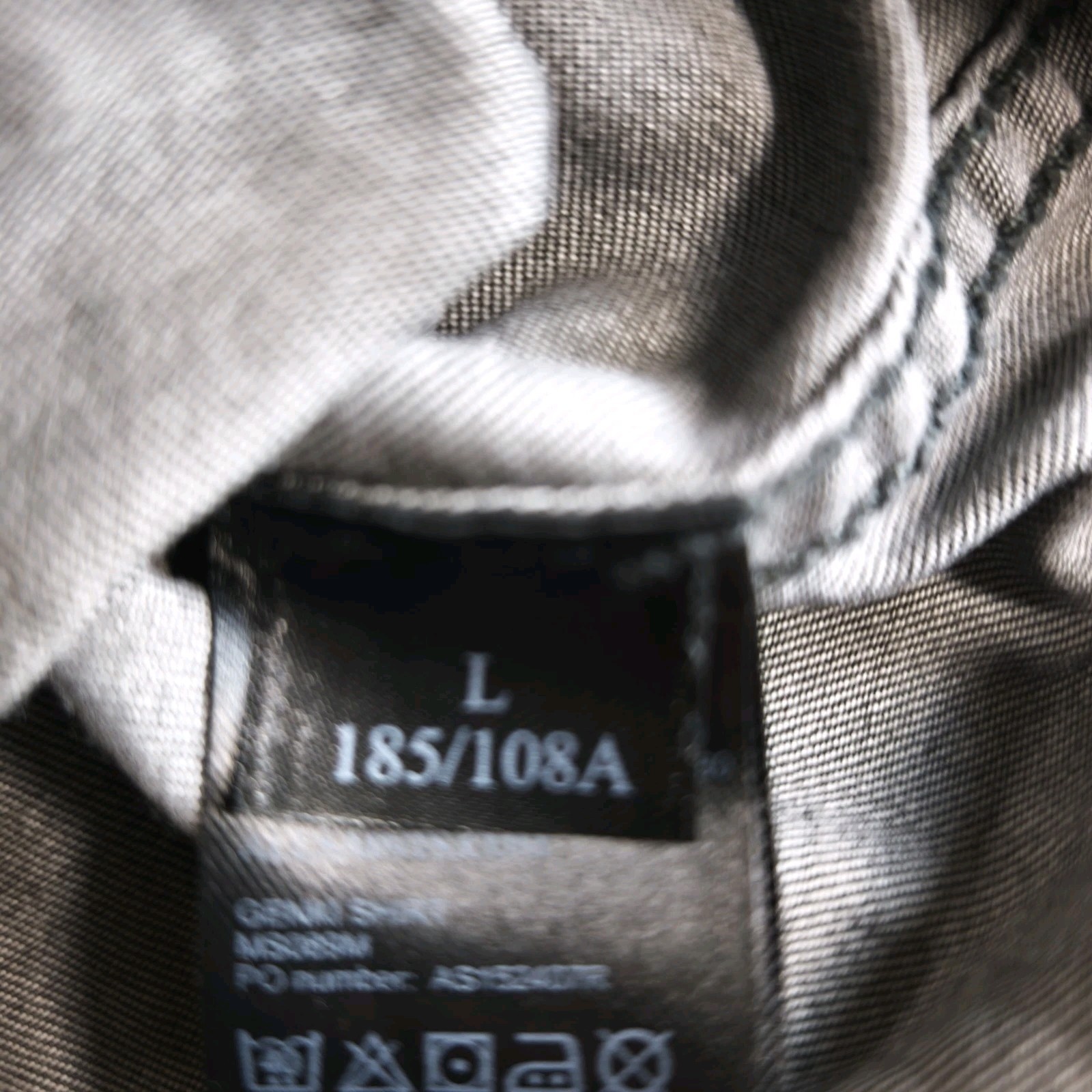AllSaints Denim Shirt Mens Large Genki Black Grey Pearl Snap Distressed Western