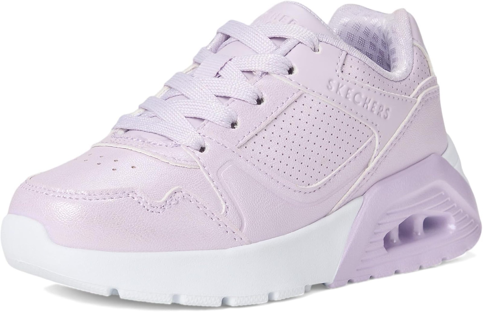 Skechers Girls’ Uno Lite 2.0 – Lavendar – 1 Little Kid M