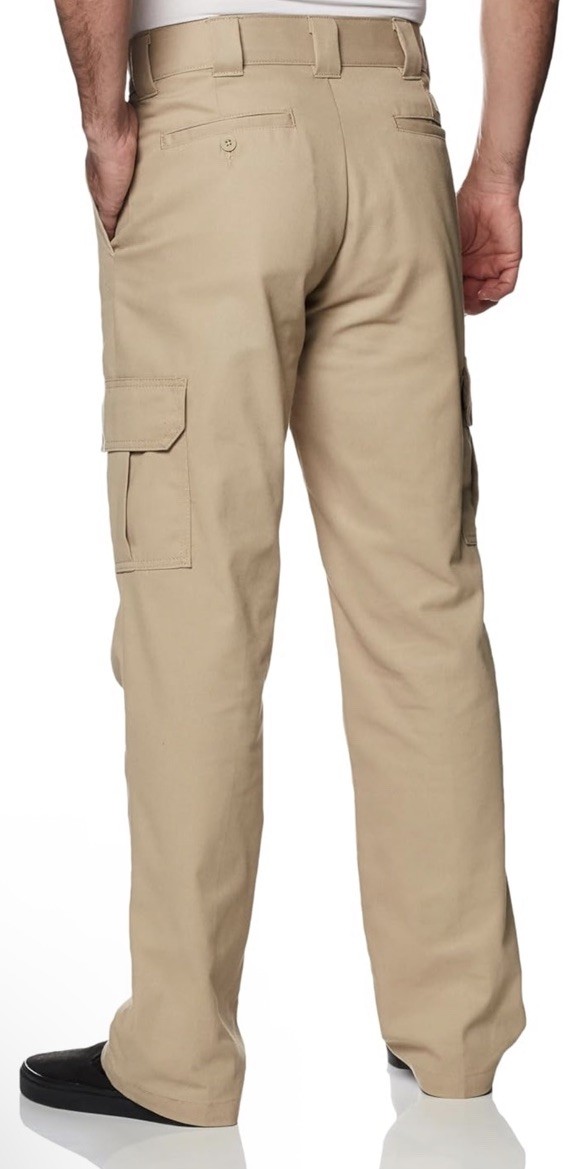 Dickies Cargo Pant 6 Pocket Relaxed Fit Straight Leg Beige Men’s 32X34 New