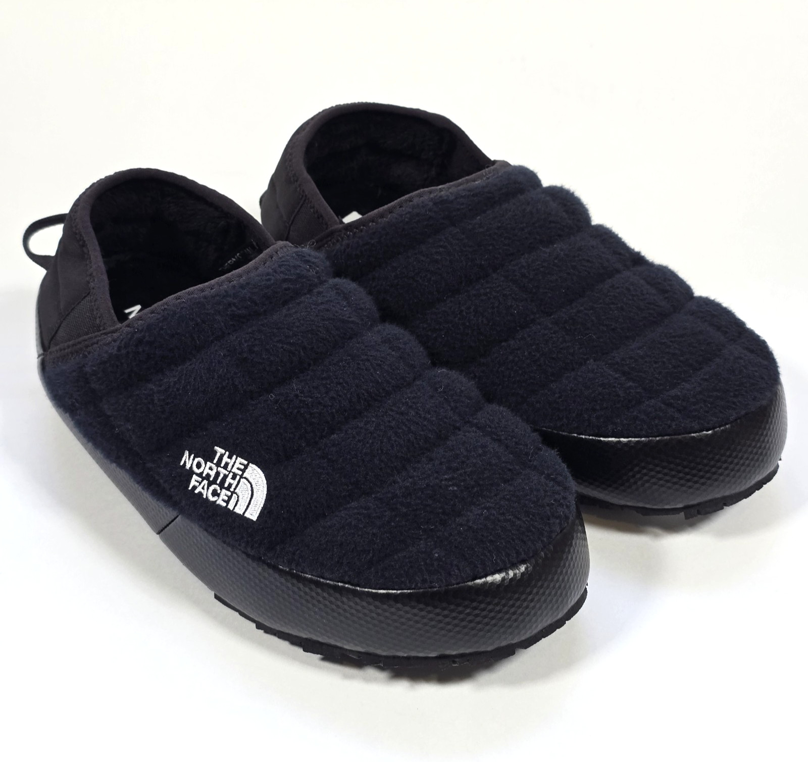 THE NORTH FACE THERMOBALL TRACTION MULE V DENALI WOMENS 6 FAUX FUR BLACK NEW