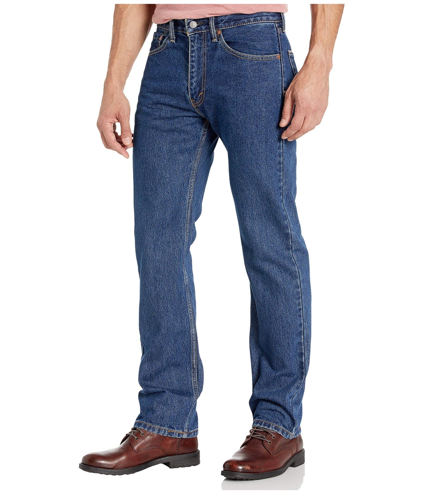Levi’s® 505® Men’s Regular Dark Stonewash Size 38 Inseam 32