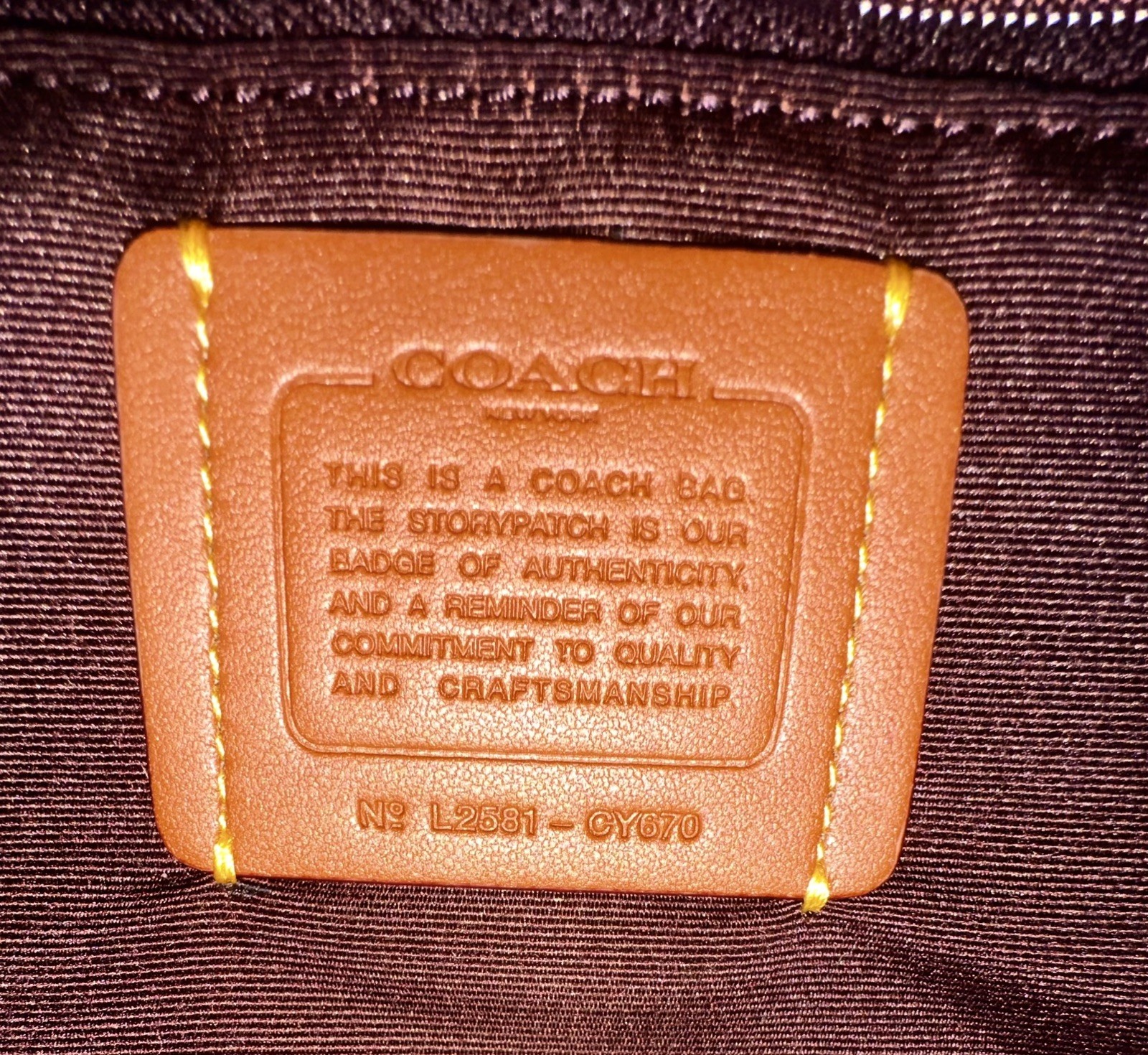 Coach Maggie Small Tote Bag In Signature Leather in Black NWOT – CY670