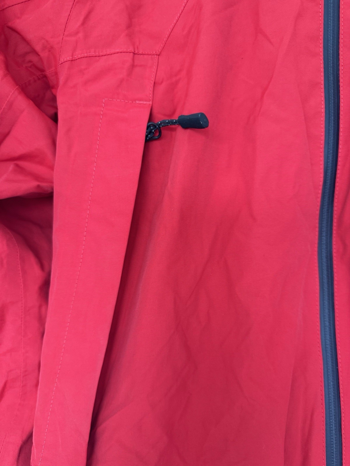 Timberland Mens Waterproof Jacket Small Red Windbreaker Breathable Outdoor Coat