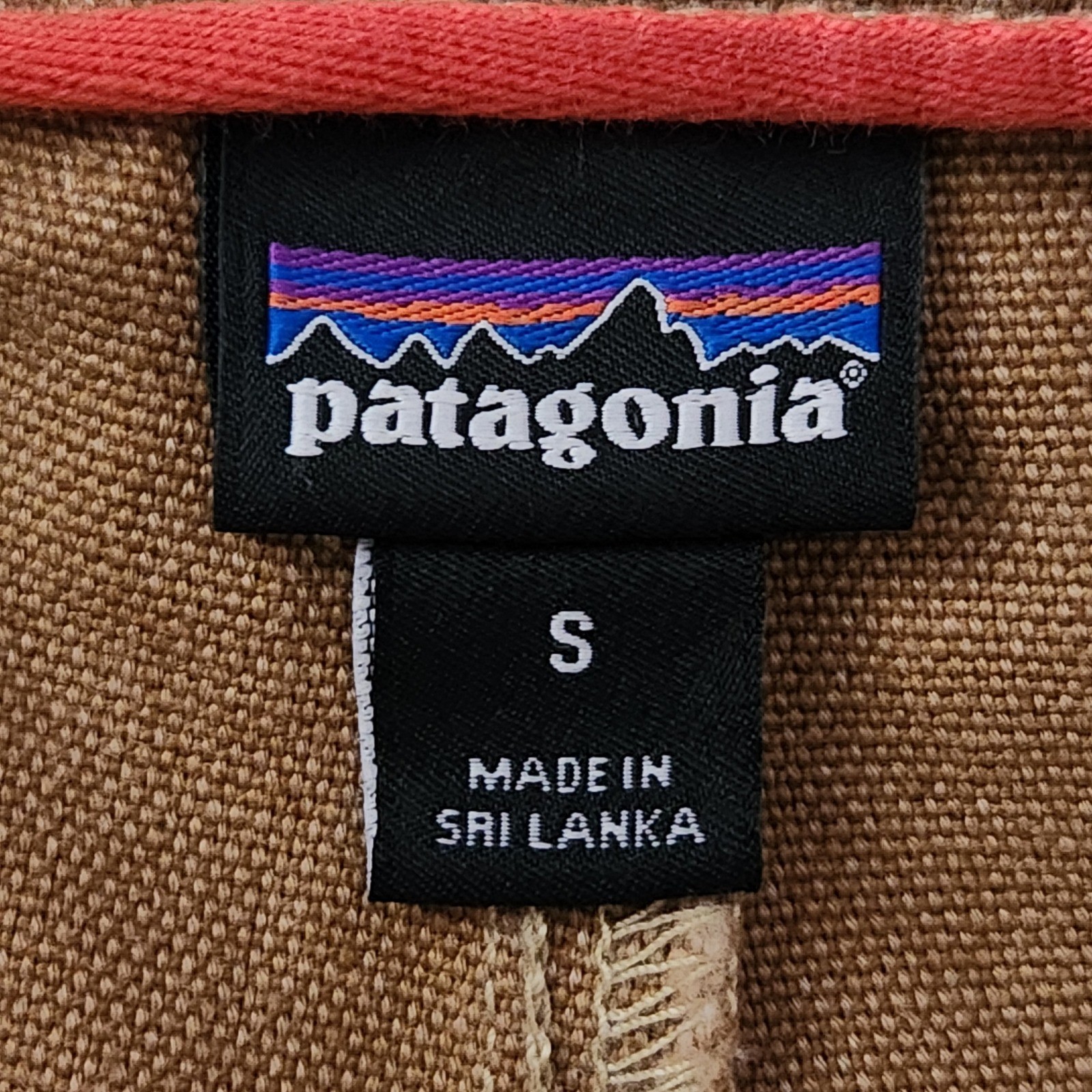 Patagonia Hemp Utility Pants Boys Small Brown Double Knee Canvas Outdoor 66585