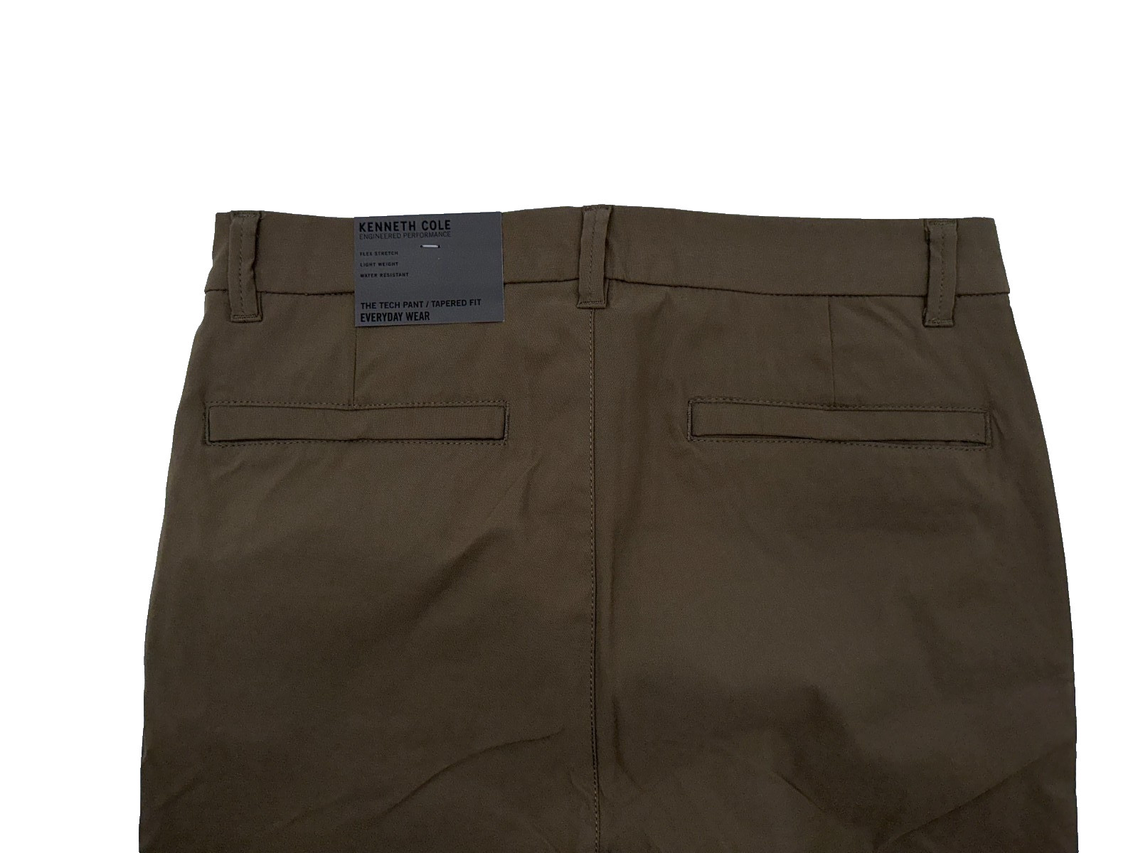 $80 Kenneth Cole Men’s Active Tech Chino Pants – Nomad Khaki – 30W x 30L – New