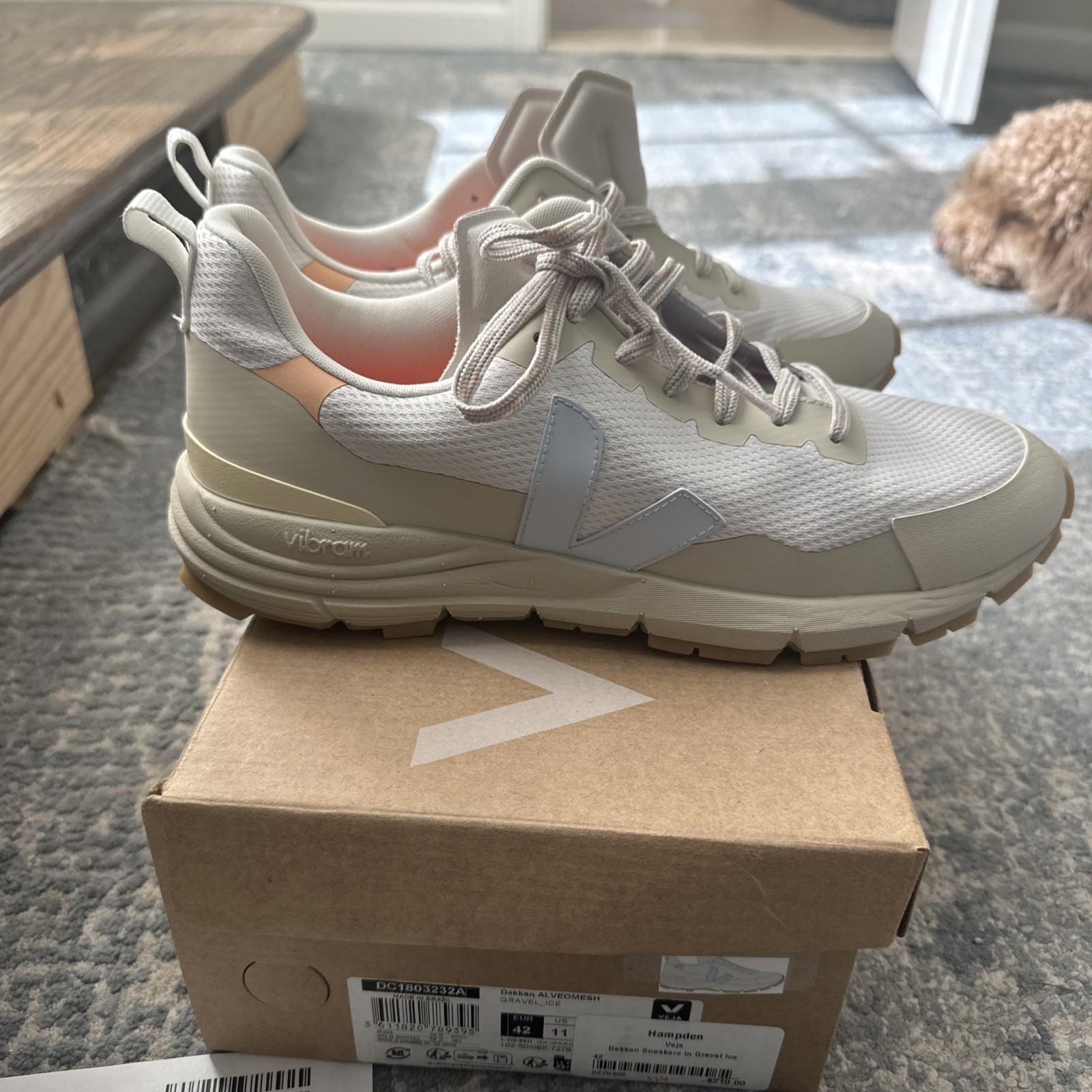 VEJA Natural White Gravel Ice Sneakers Size 42 – 11 NEW In Box Retail 210$ FAST