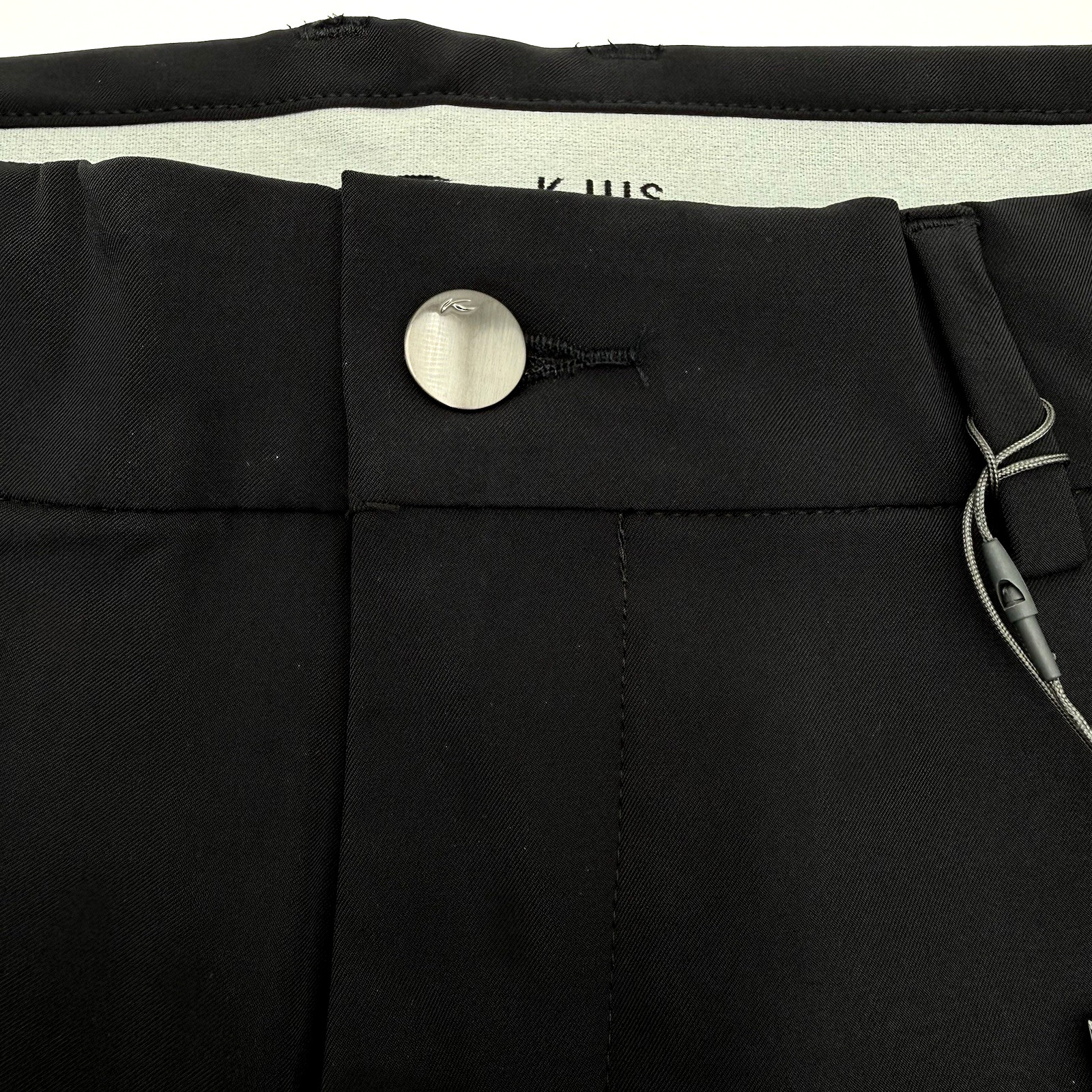 KJUS Men’s Javier Active Golf Pants Tailored Fit Black K00187-02