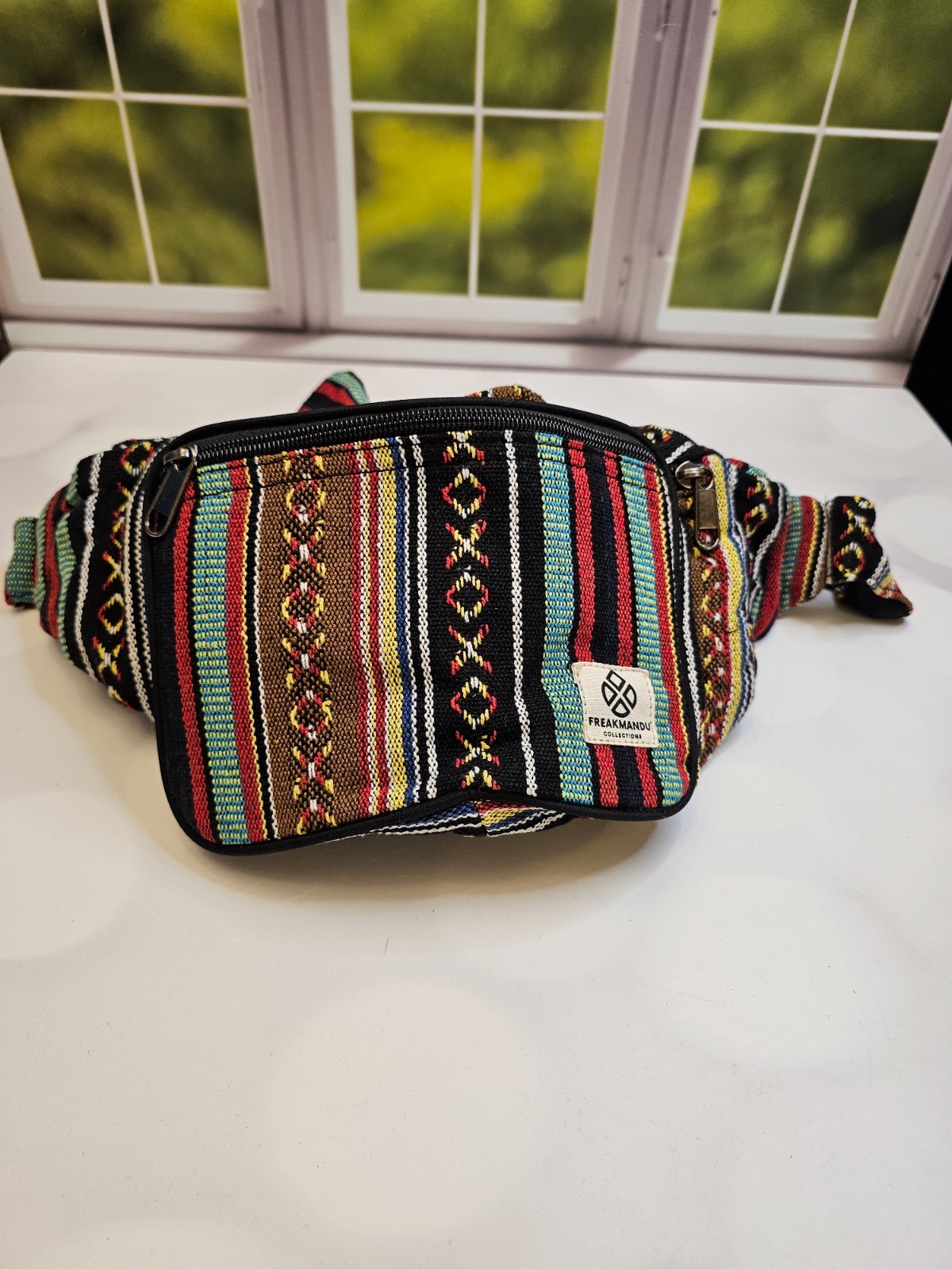 Freakmandu Unisex Hemp Fanny Pack – Crossbody Style Handmade Waist Pack – NEW