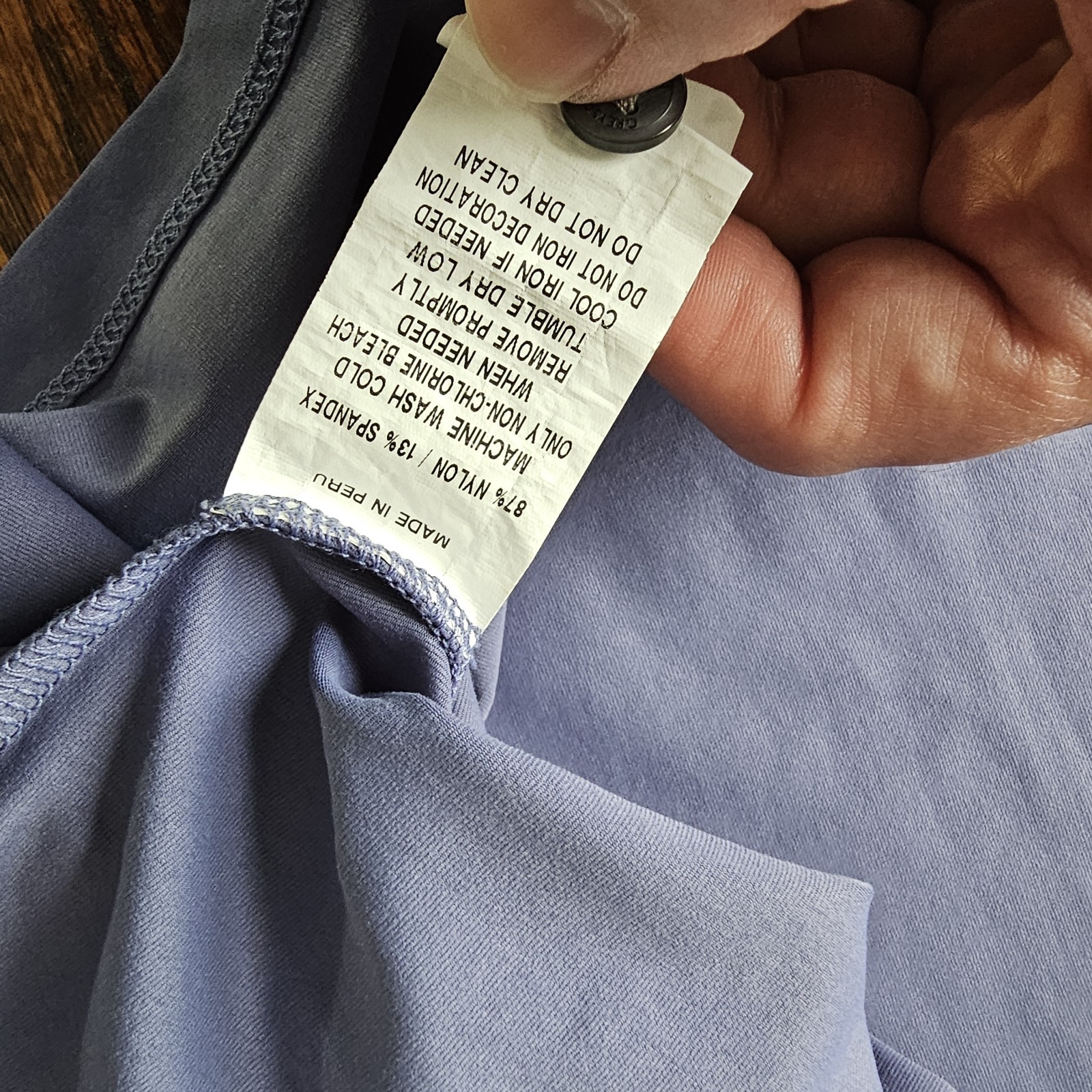 Greyson Golf Polo Shirt Men’s Nylon Stretch Grayish Blue Montclair G.C. 2XL