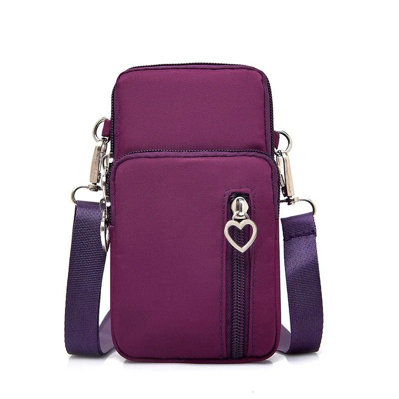 Mini Crossbody Cell Phone Bag Compact Shoulder Wallet Pouch Purse Holder
