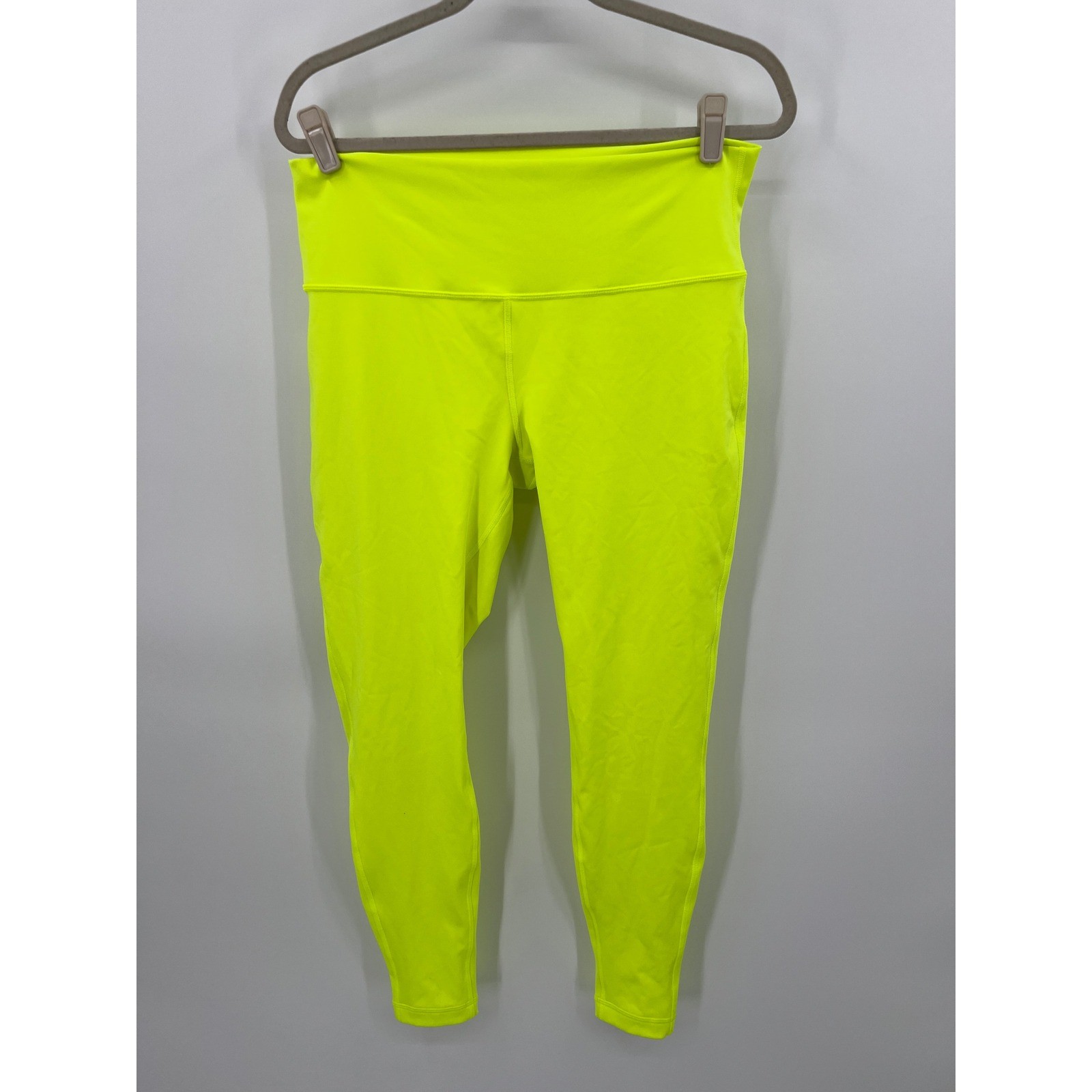 Lululemon Align High-Rise Legging 25 Electric Lemon Neon Yellow Size 14
