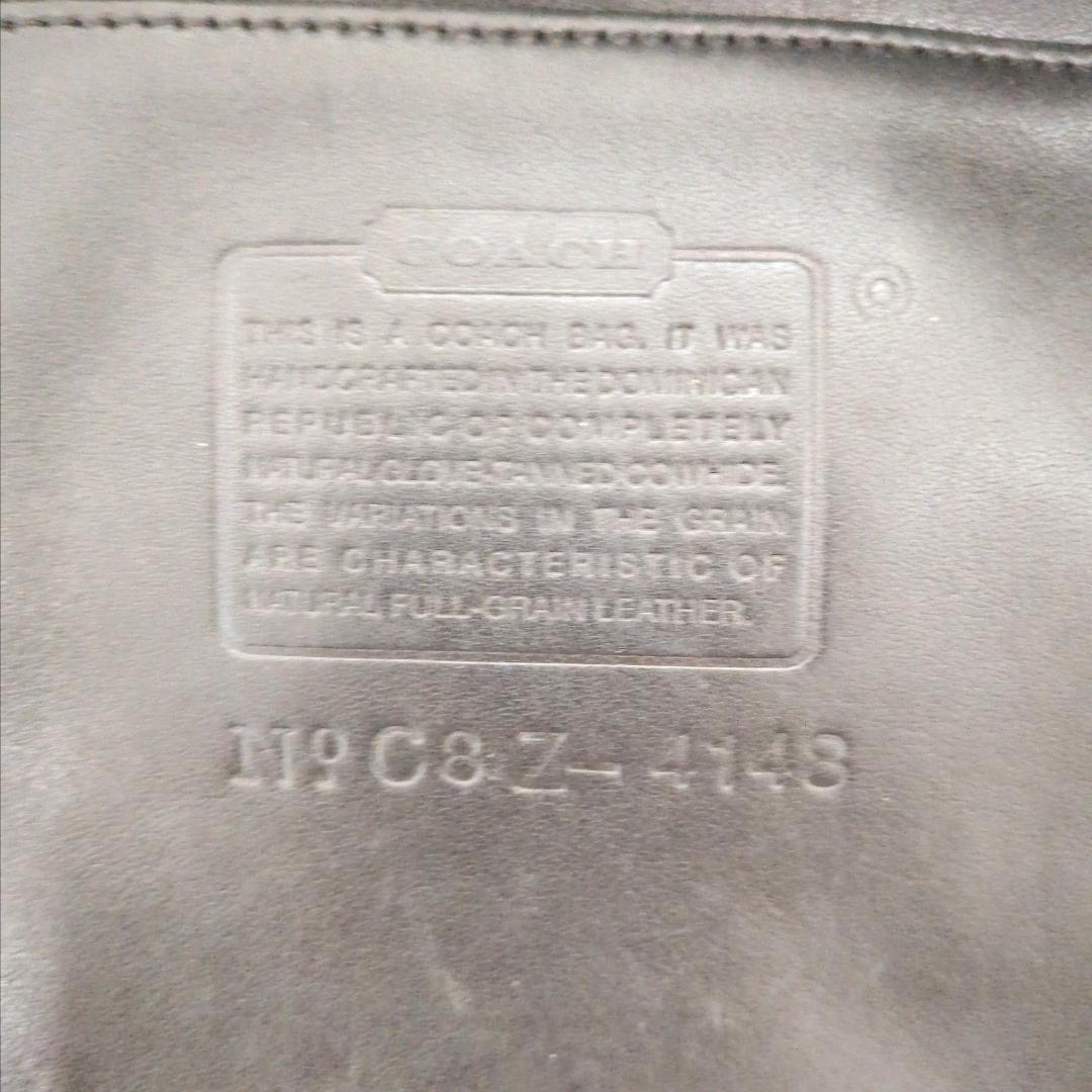 OLD COACH 4148 Shoulder Bag Black Made in Dominican Republic