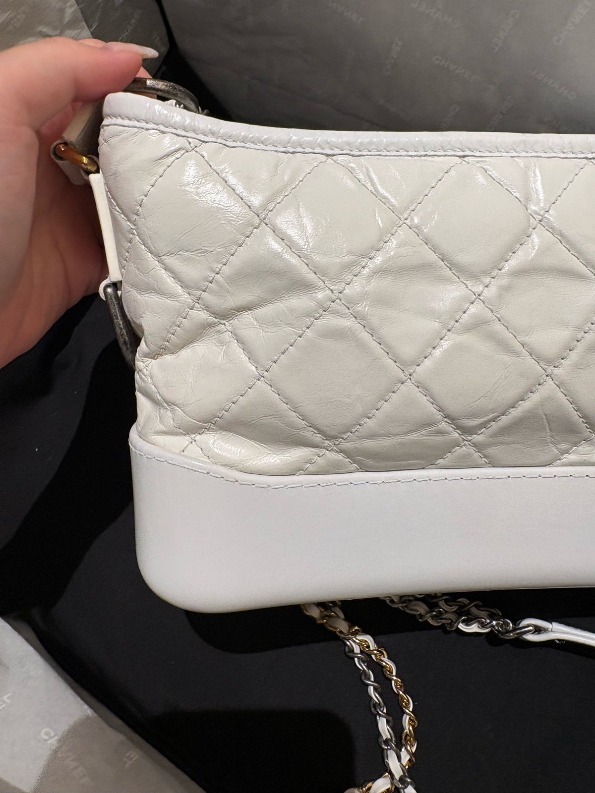 Chanel Pre-Owned Authentic Hobo Bag 20*15*8cm Free Tracked Shipping