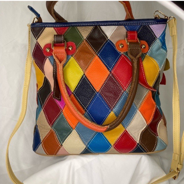 EYSEE Patchwork Satchel