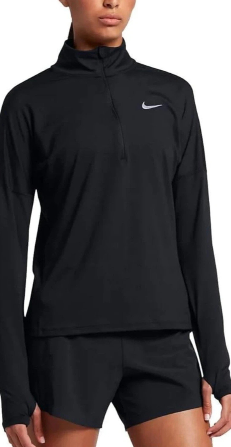 NWT Nike Women’s Dri-Fit Element Half-Zip Running Top Small CU3220-010