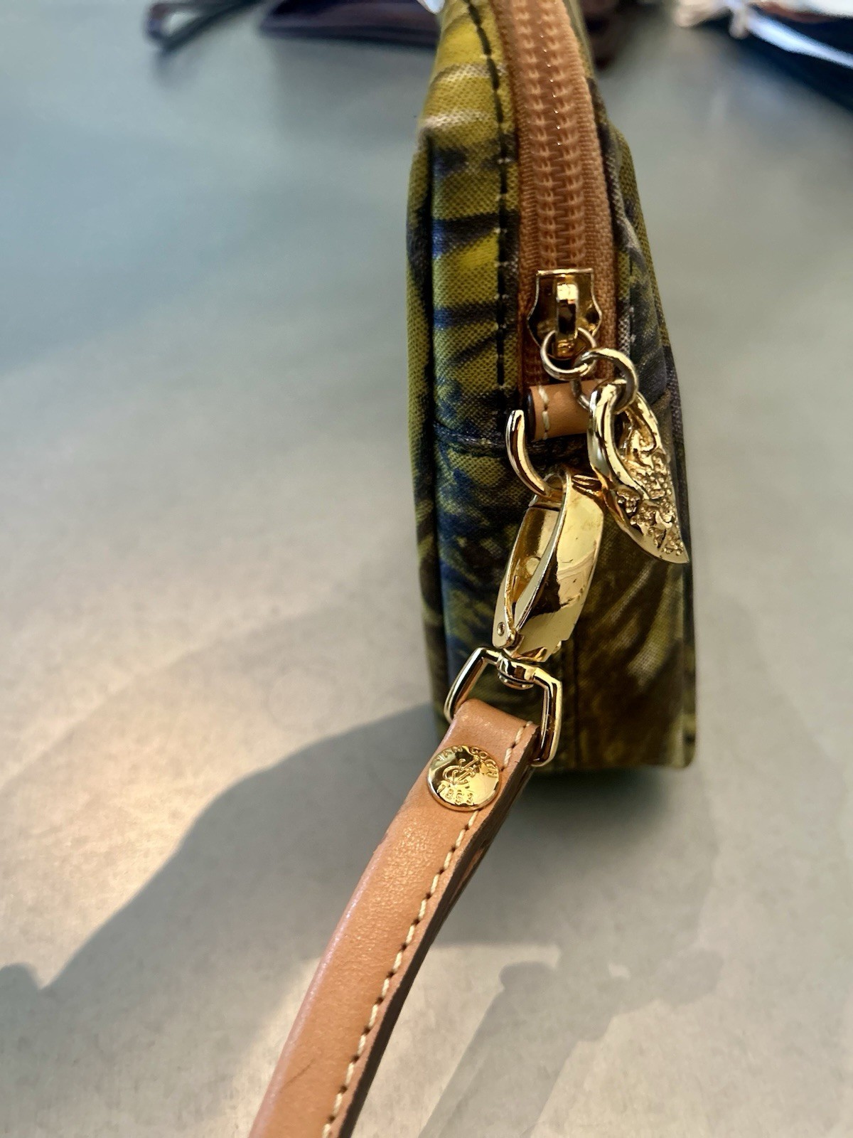 Vincent van Gogh Floral Art Medium Top Handle Bag Zip-Around w Wrist Strap