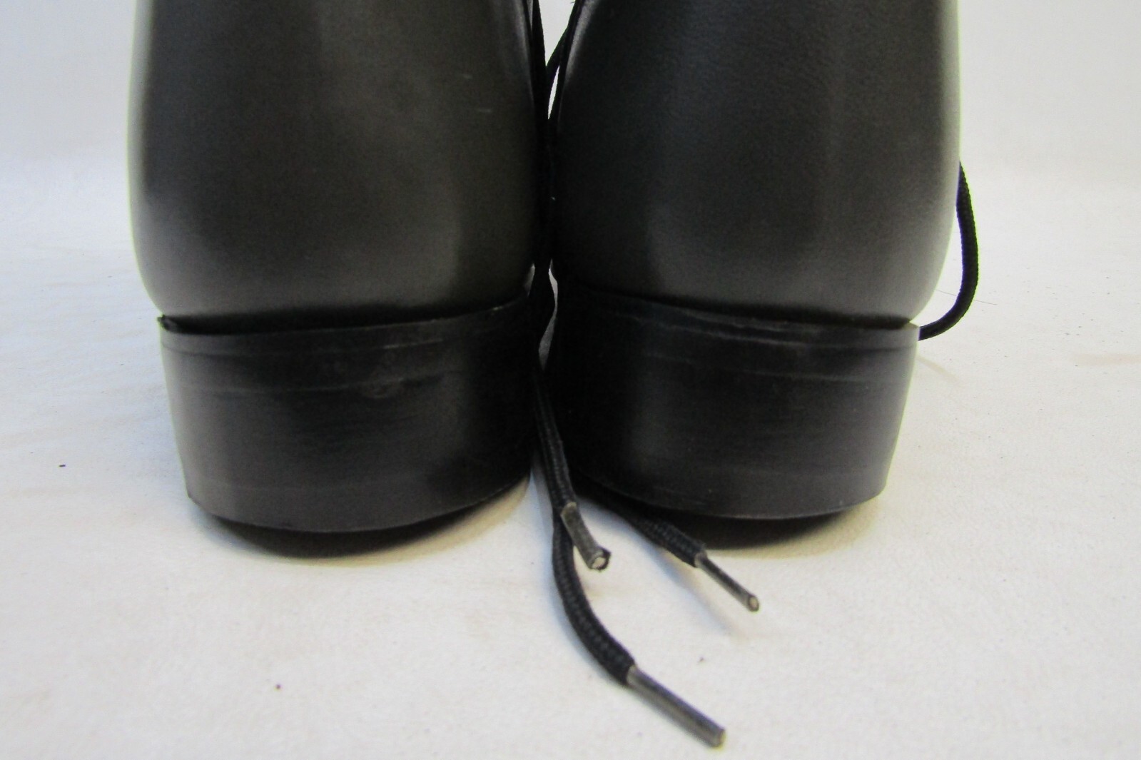 JUSTIN Mens Size 6 D Gray Leather Lace up Kilt Roper Western Cowboy Boots