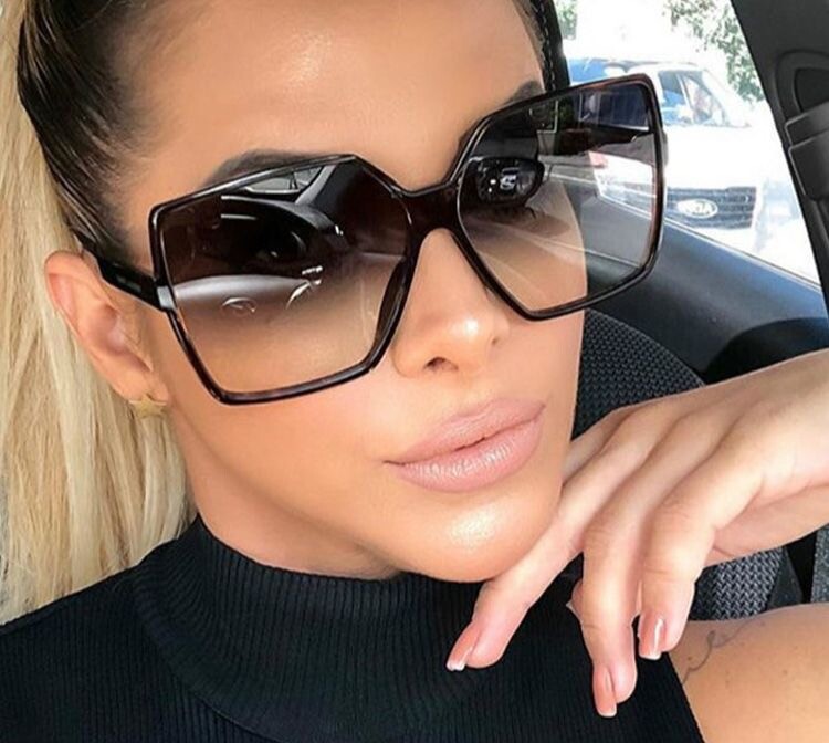 OVERSIZED Sunglasses YOUR SAINT Women Lady Flat Top Big Huge Sunnies Gafas SHADZ