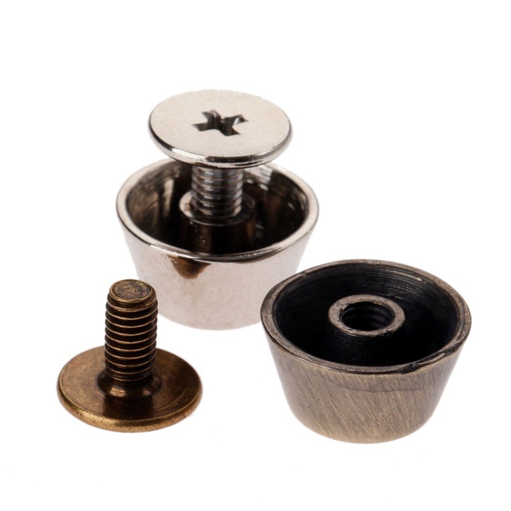 Metal Combined Button None Shank Tacks Nail-face Screw Box Bag Handbag Hardware