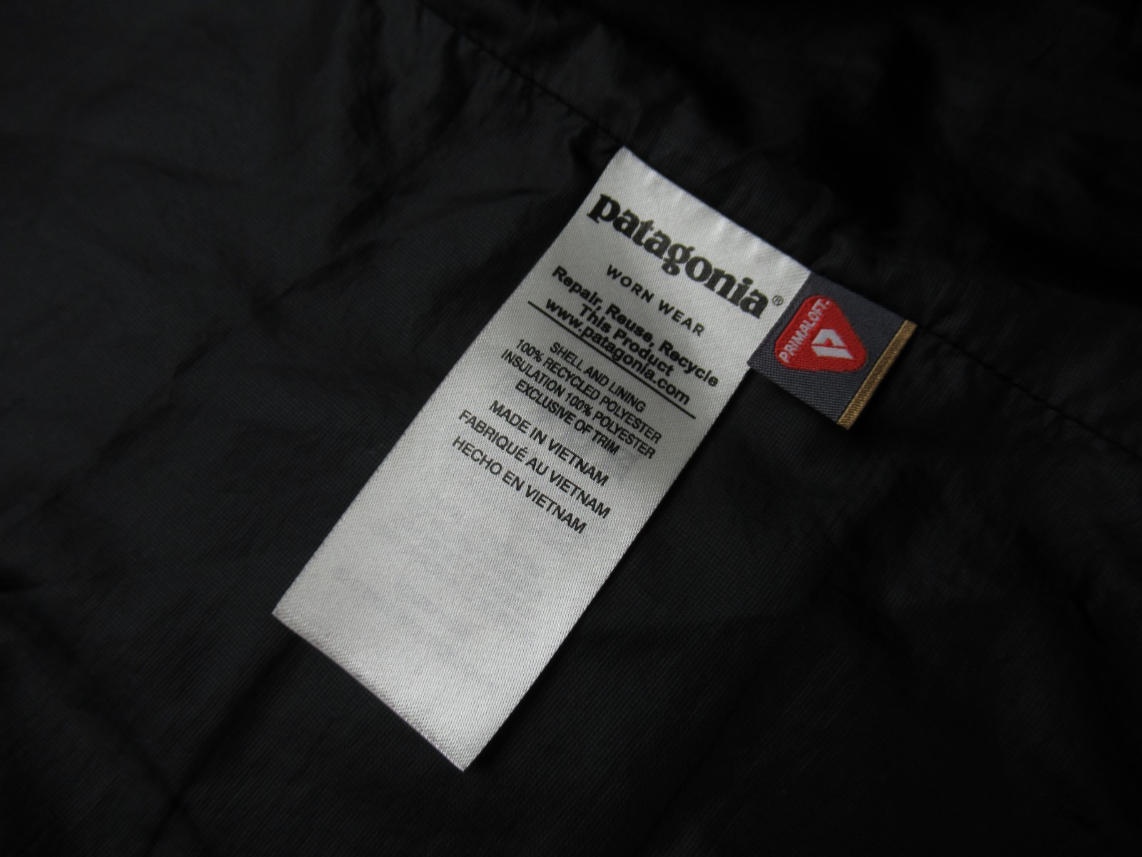 Patagonia Nano Puff Puffer Jacket Embroidered 84212 Black Mens Small / FREE SHIP