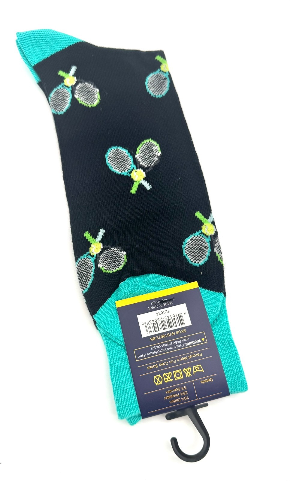 Parquet Men’s Funny Sports Socks Crew Baseball Golf Football Tennis Billiards No