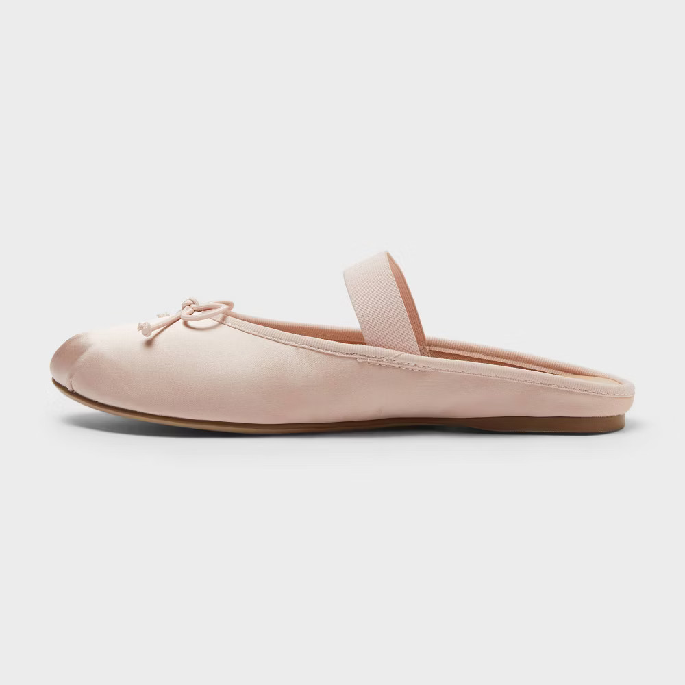 Women Imani Satin Ballet Mules – A New Day Pink 11