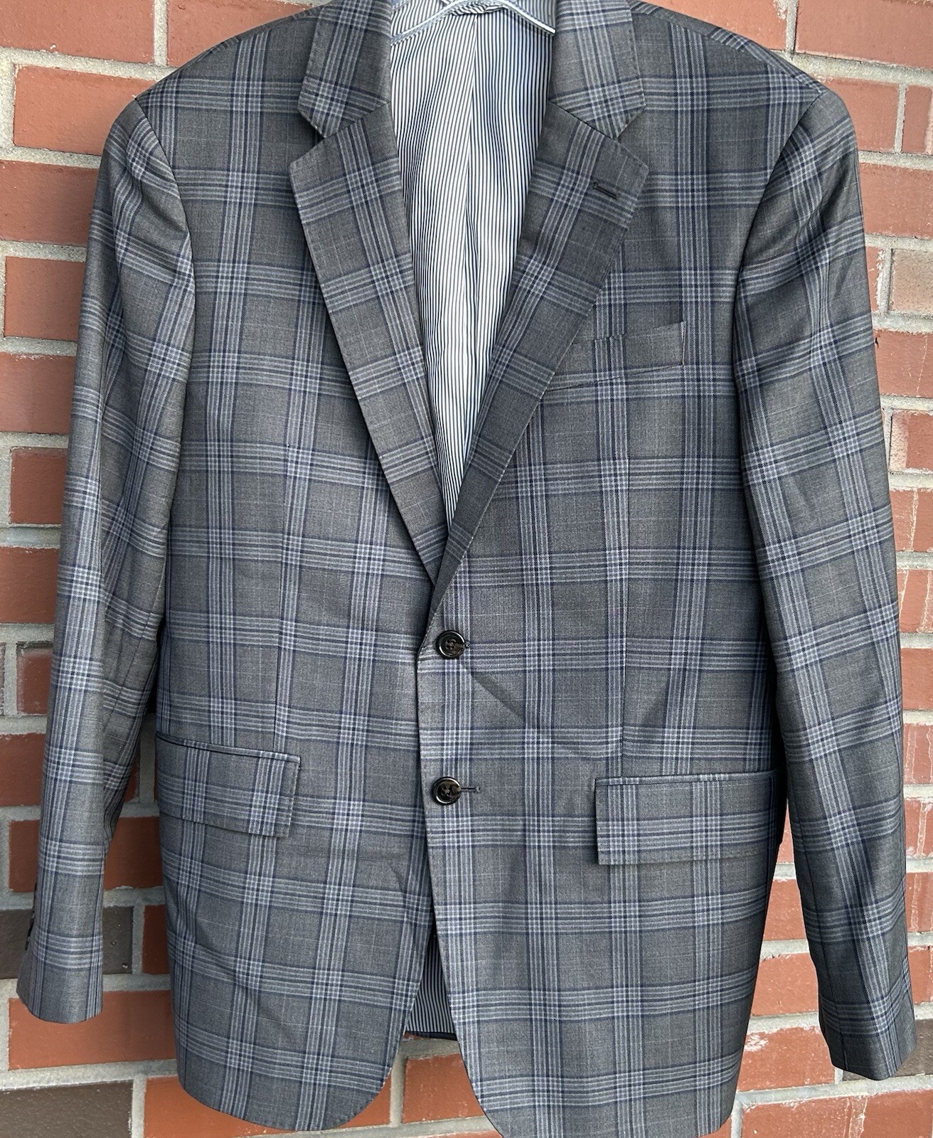 Todd Snyder Mayfair Fit Wool Plaid Sport Coat Jacket Sz 38Short