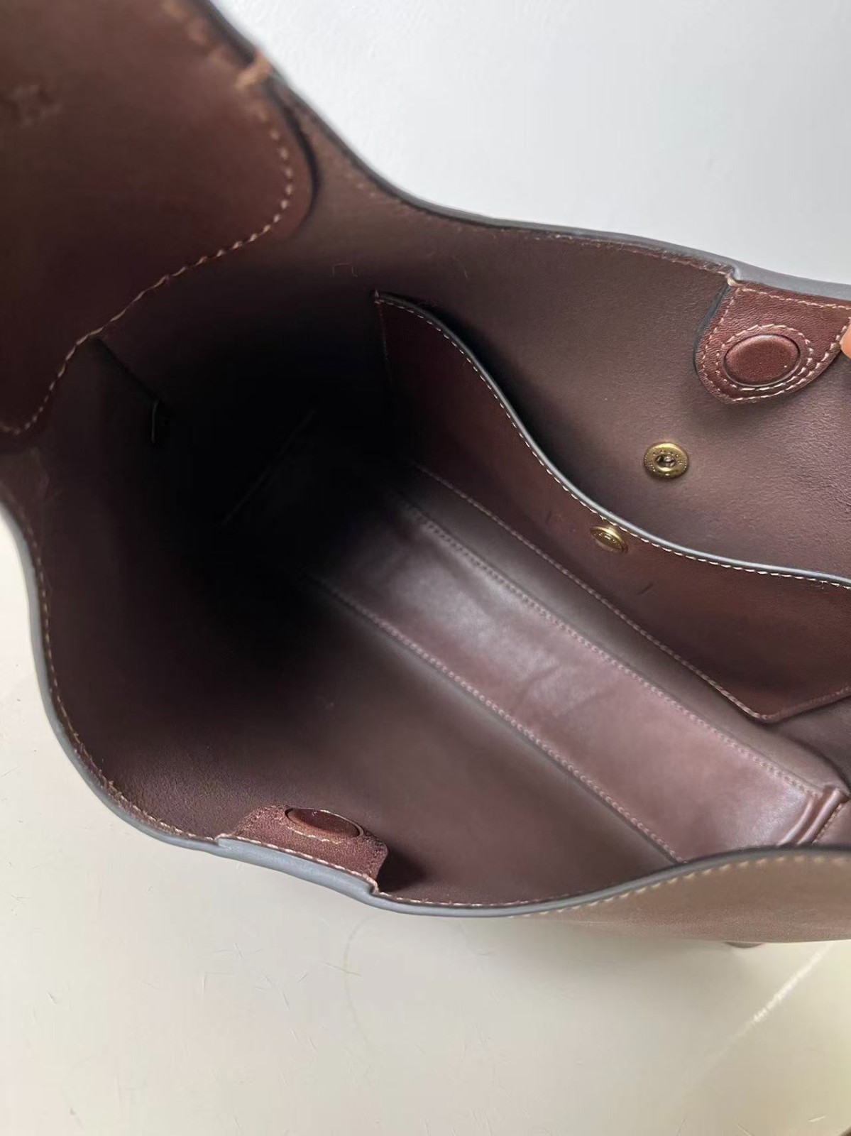COACH New Brooklyn Shoulder Bag 28 Leather Maple CU068