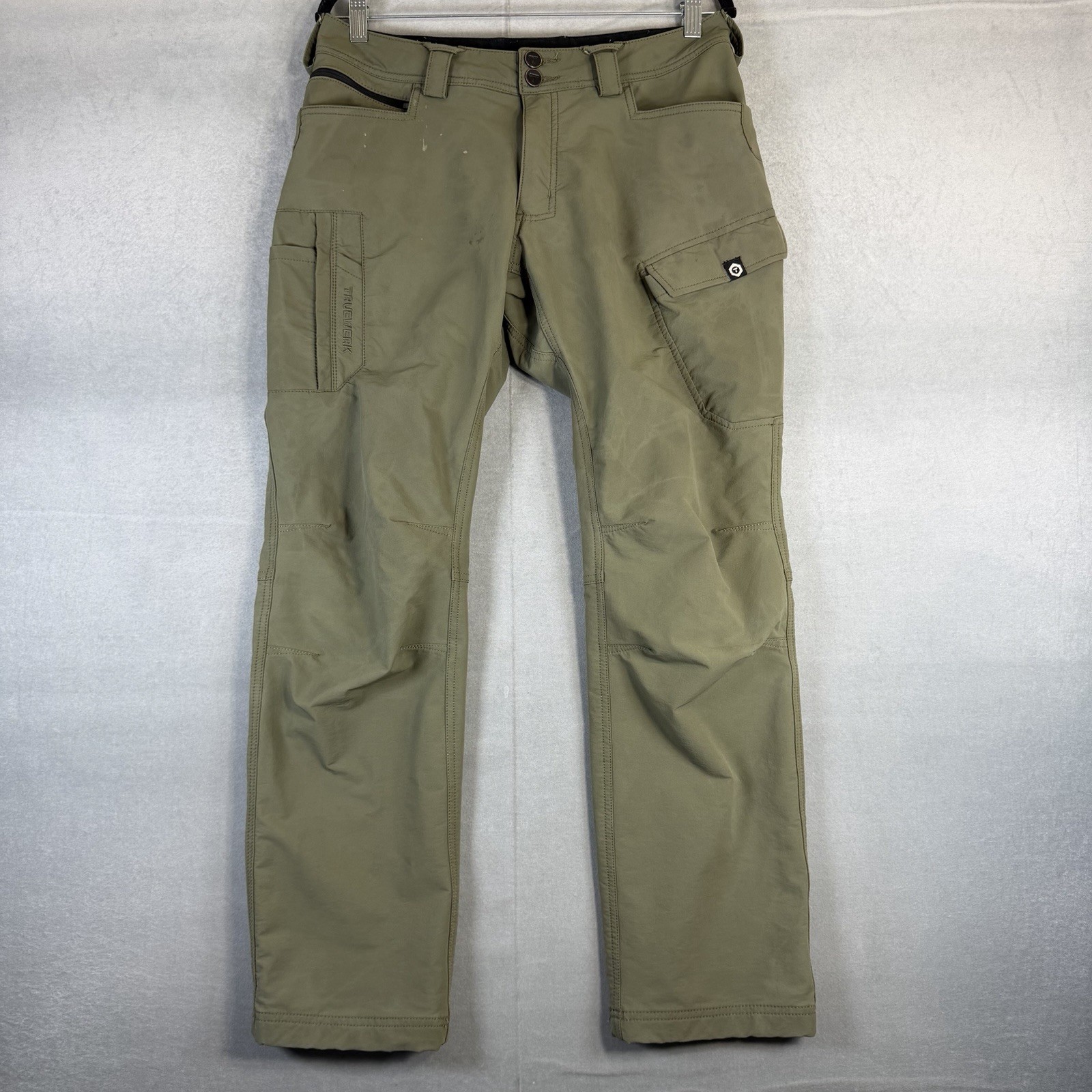Lot Of 6 Truewerk T1/T2 Werkpants Mens 32×30 Green Khaki Gray Cargo Utility Work