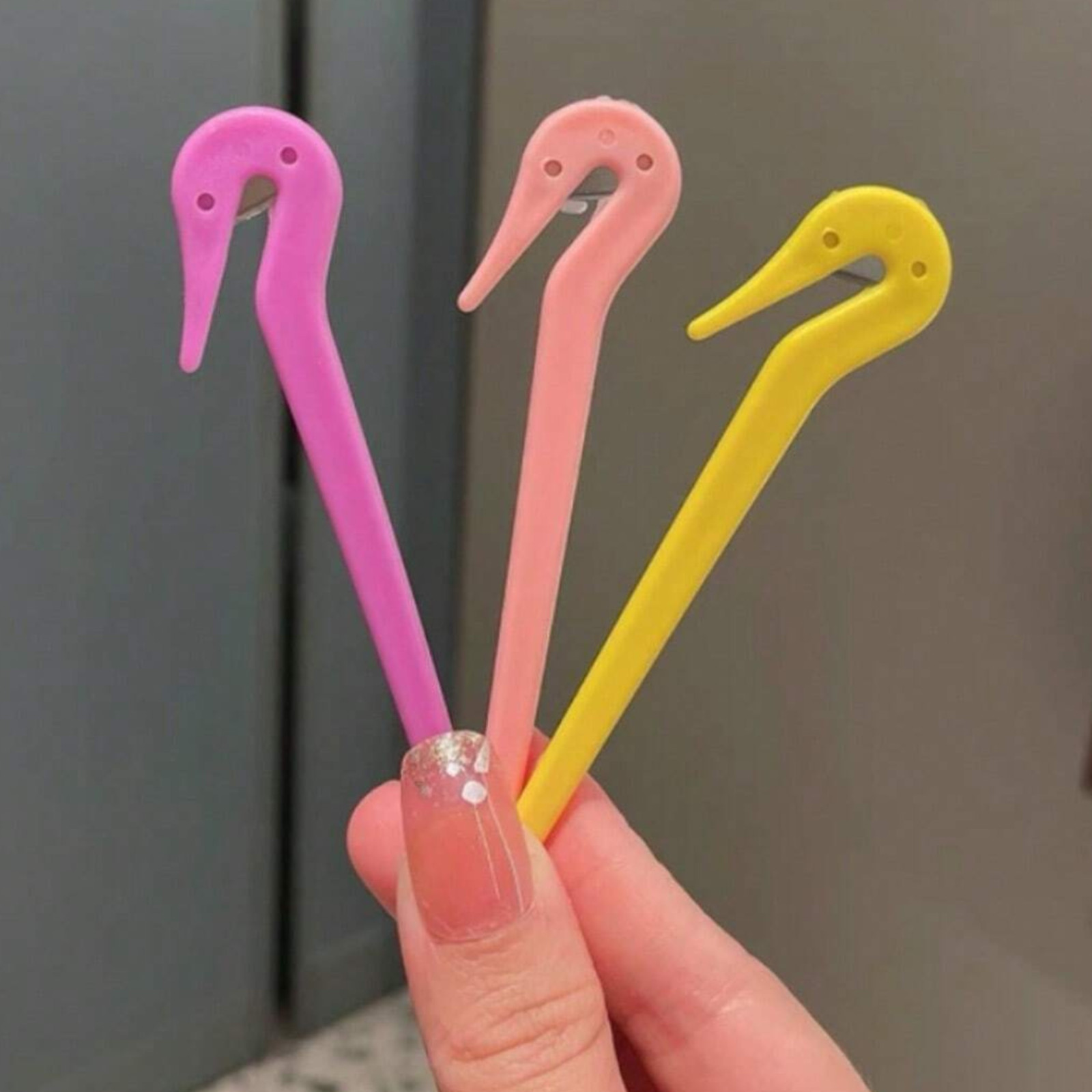 2x Elastic Hair Band Cutter Disposable Rubber Band Remover Hair Tie Cutting Tool