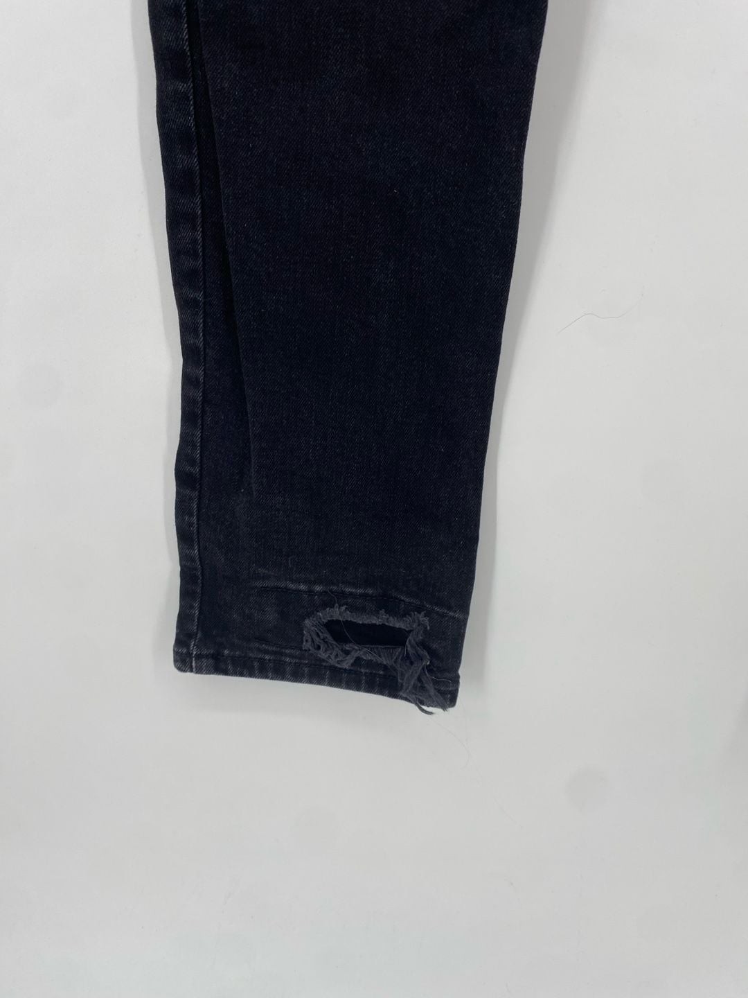 Ksubi Chitch Boneyard Black Distressed Slim Jeans Size 33 inseam is 31”
