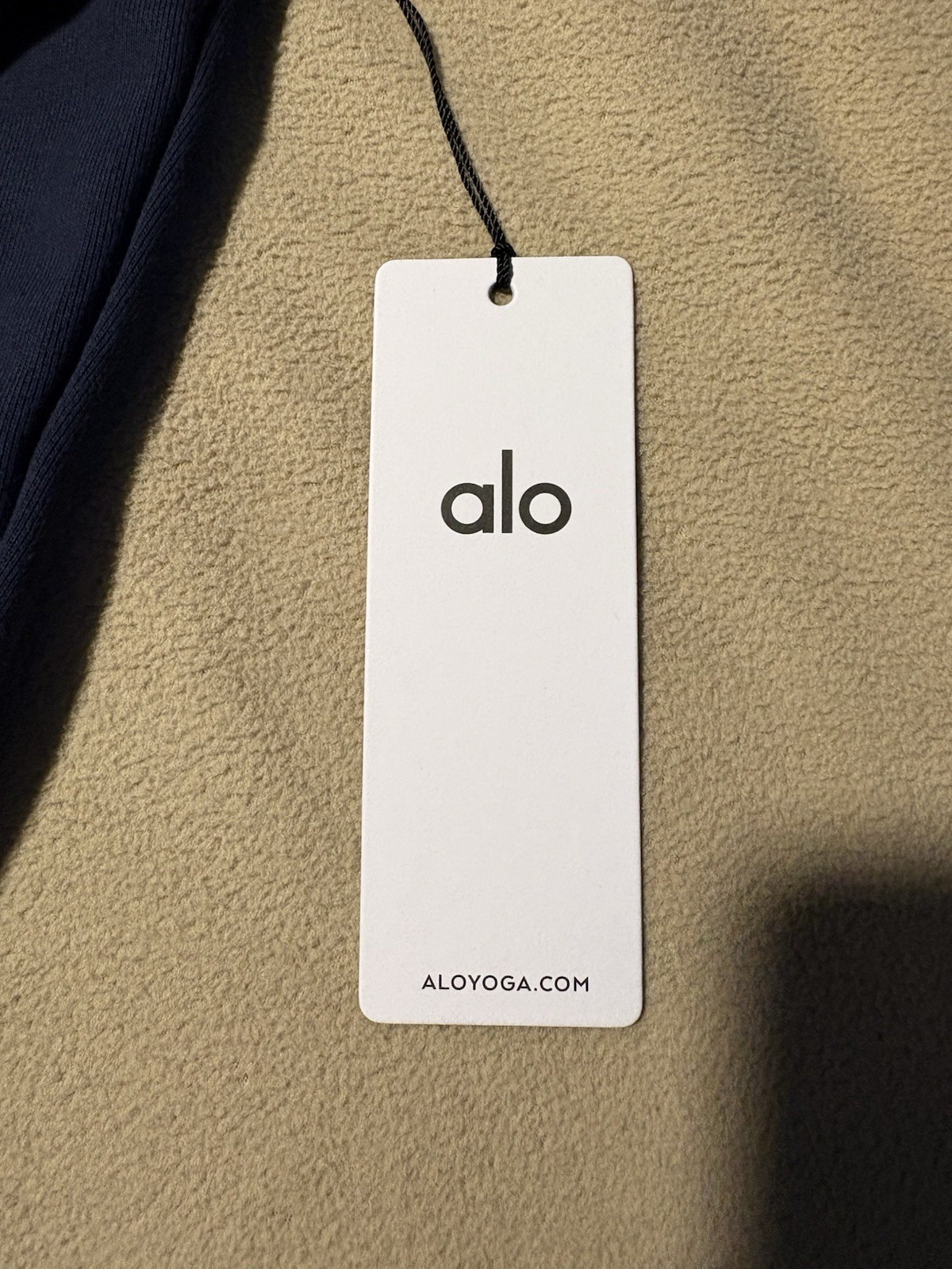 Blue Alo Hoodie, Regular Size M Long Sleeve