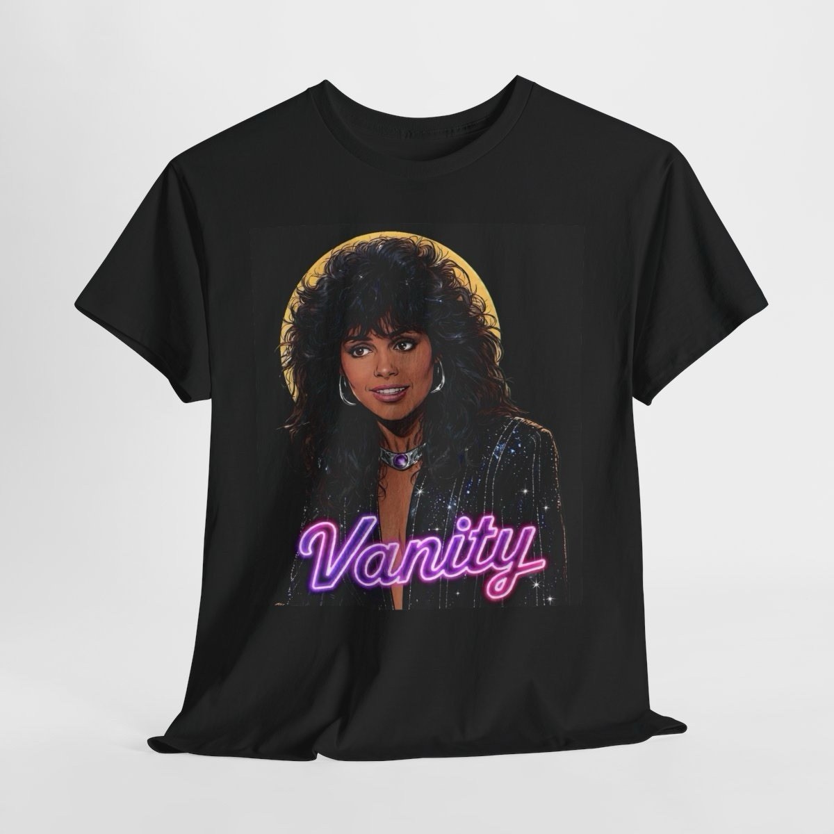 Vanity T Shirt – Denise Matthews Vanity 6 80’s Pop Retro Art Tribute Tee
