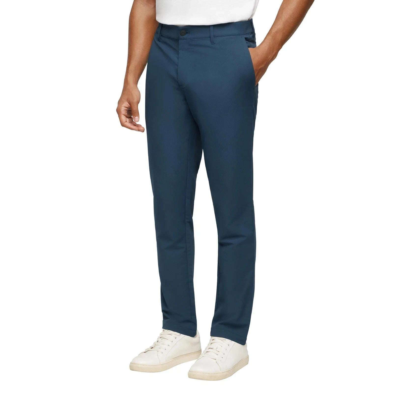 NEW Banana Republic Men’s Slim Fit Flat Front Pants, Blue, Size 34X30