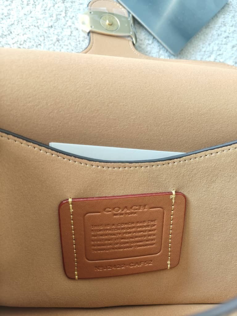 COACH CHAIN ​​TABBY Chain Shoulder Bag CAF52 Honey Brown