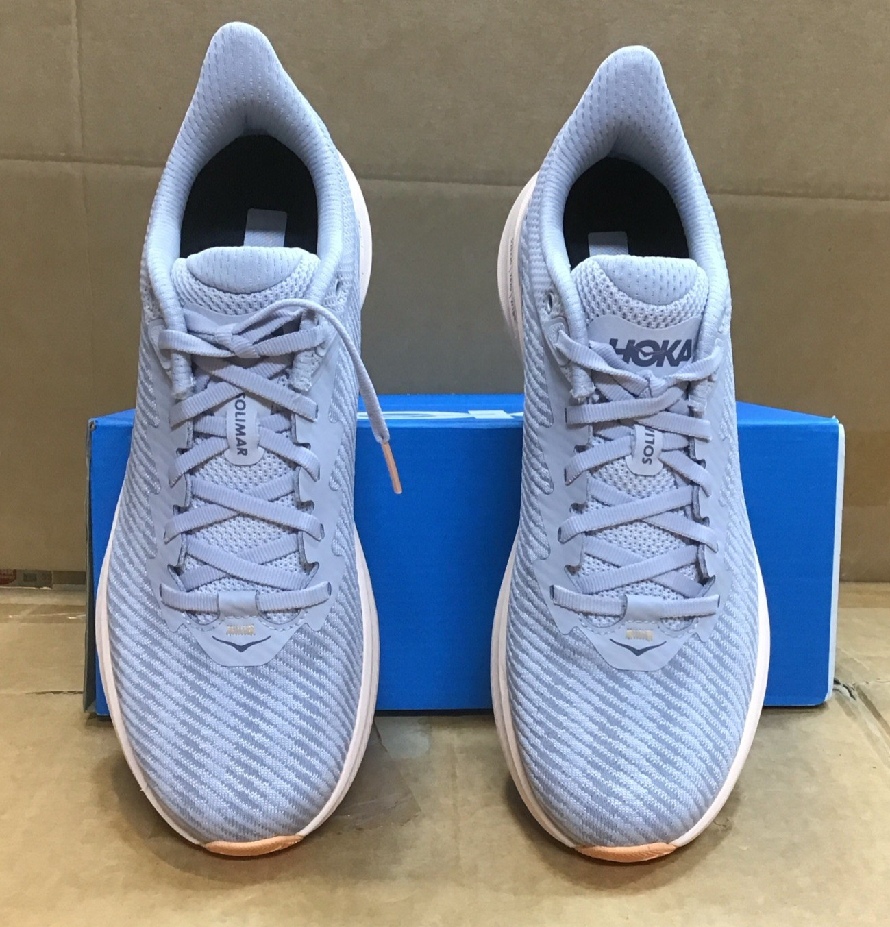 Hoka One One Solimar Purple Blue Orange Running Shoe Womens 1123075 CYTN