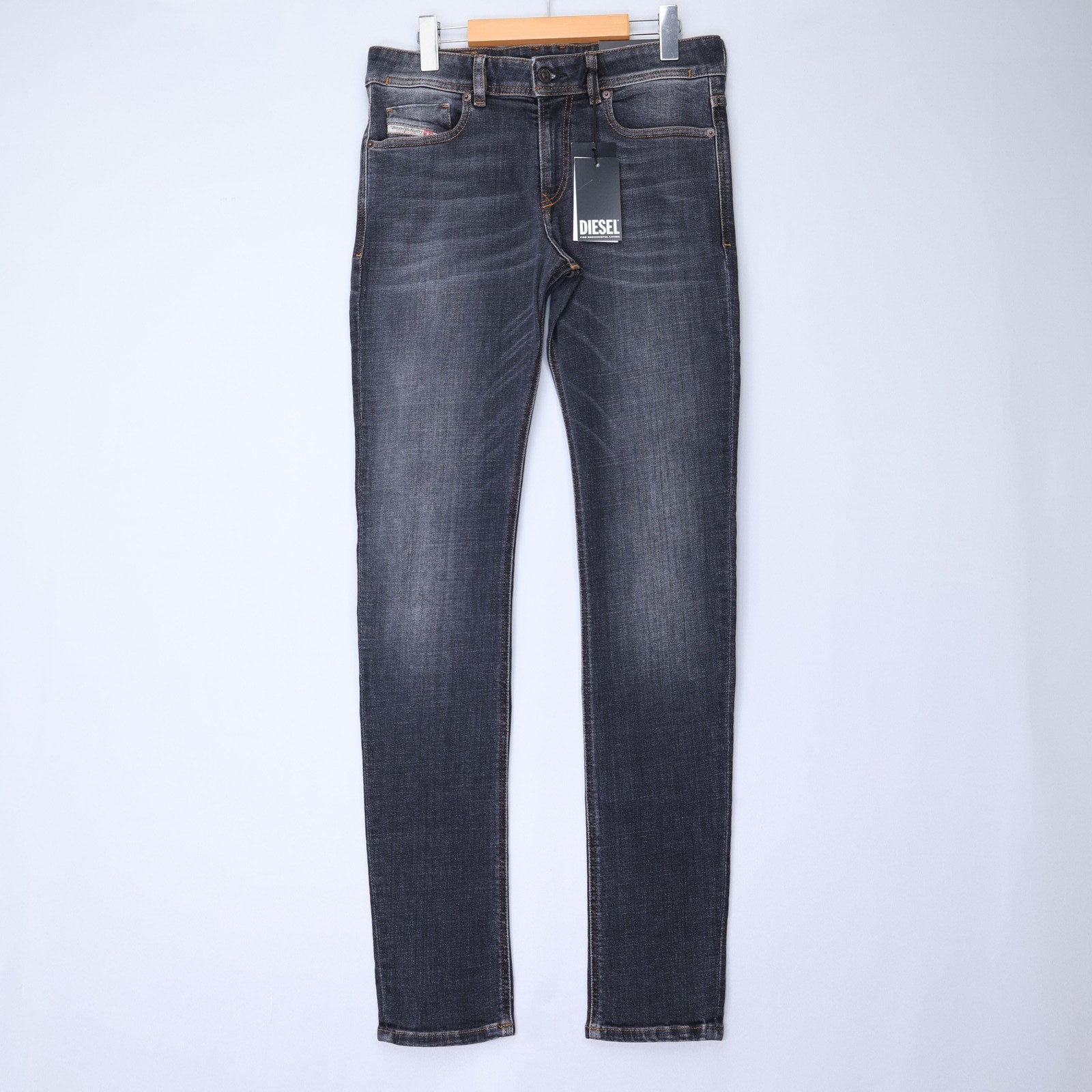 Diesel Mens Jeans 1979 Sleenker Trousers Skinny Leg Low Rise Black Size NWT