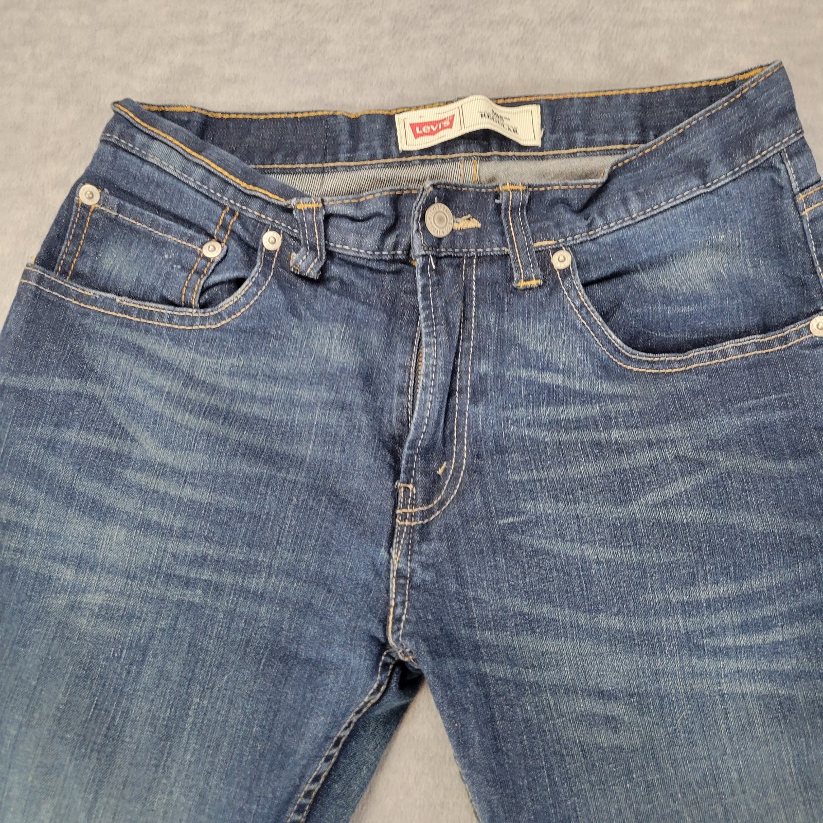 Levi Strauss Levi’s 505 Jeans Blue Denim Boys 18 Reg 29×29