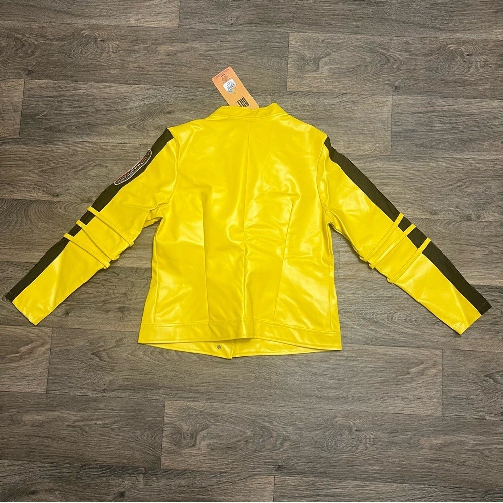 NEW Kill Bill Beatrix Kiddo Miramax Faux Leather 2 Piece Pant Jacket Size XL NWT