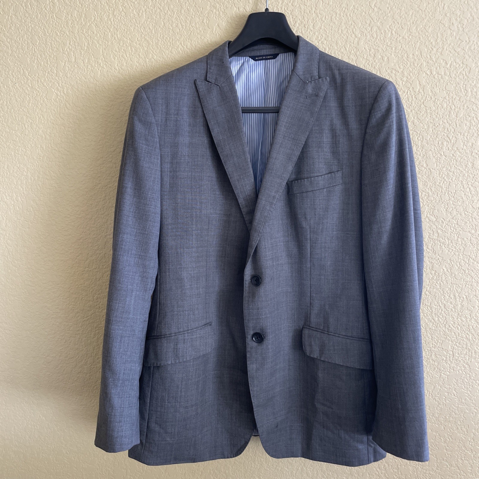 Banana Republic Men’s Blazer – 44R – Gray, Tailored Fit