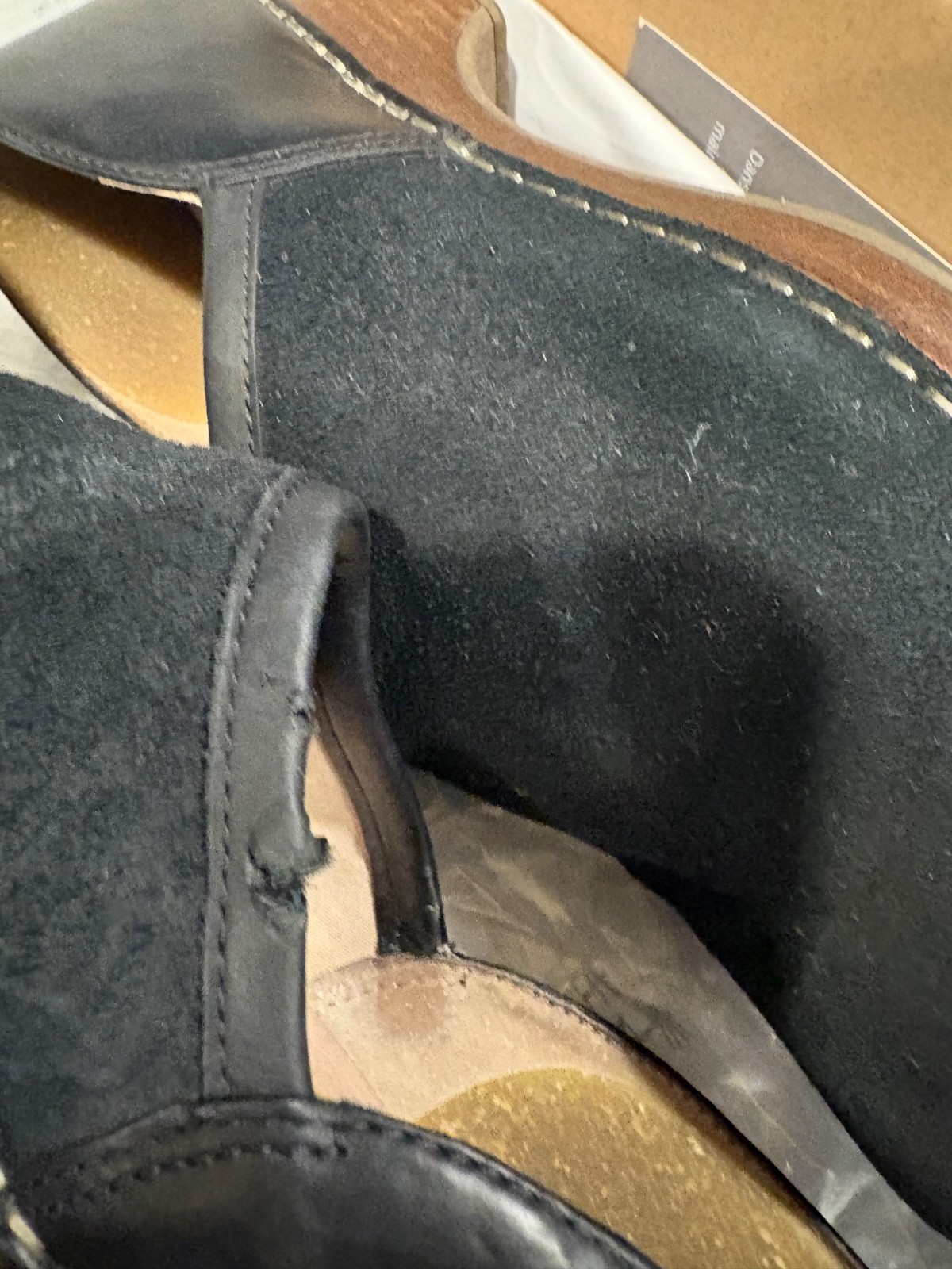 Dansko Brenna Slip-on Clogs Soft Blank Burnished Suede Size 37 (US 7)