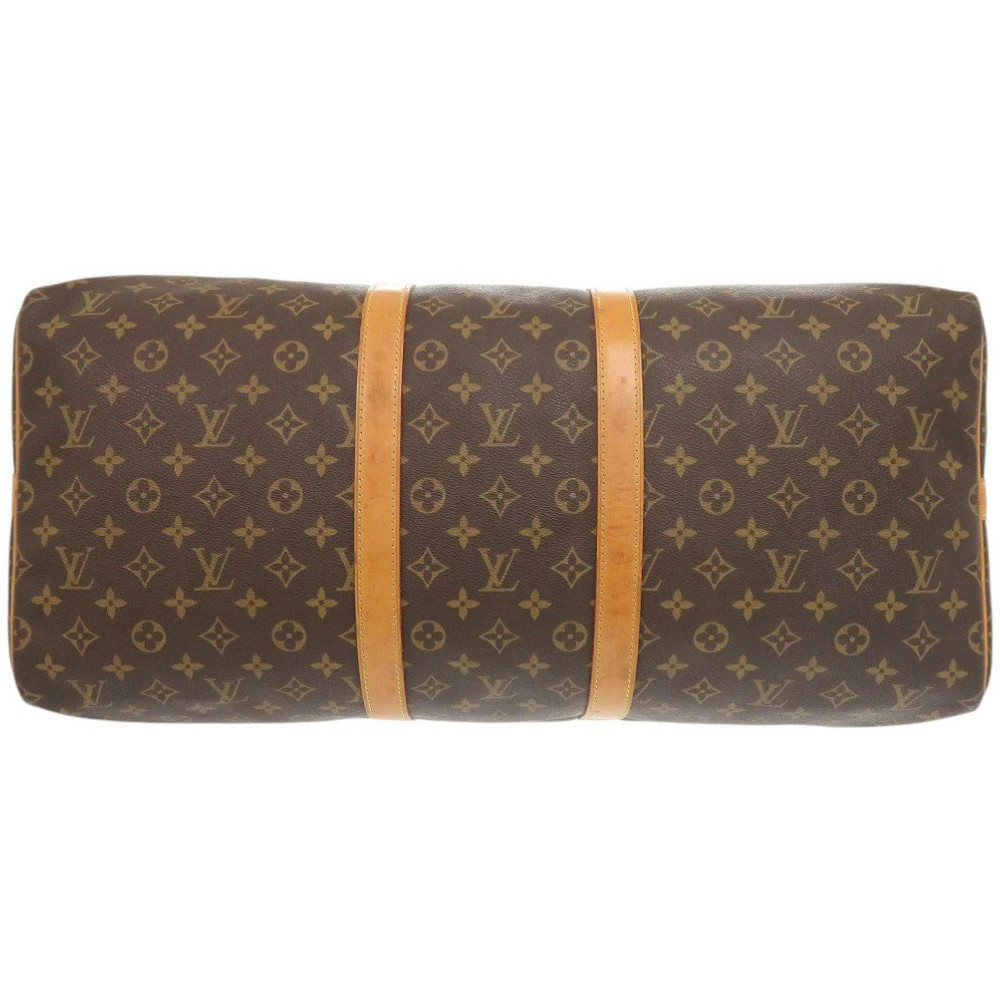 Louis Vuitton Keepall Bandoulière 55 M41414 Monogram Canvas Brown Men’s #LTB513