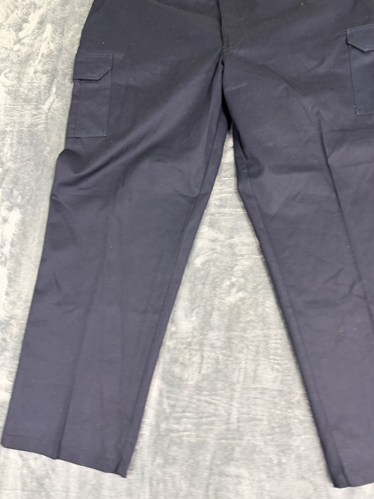 Cintas ComfortFlex Mens Navy Cargo Workwear Pants 48×32 NWT