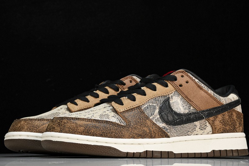NK DK Low Premium CO.JP Brown Snakeskin Men’s Shoe Sizes 4-13 FJ5434-120